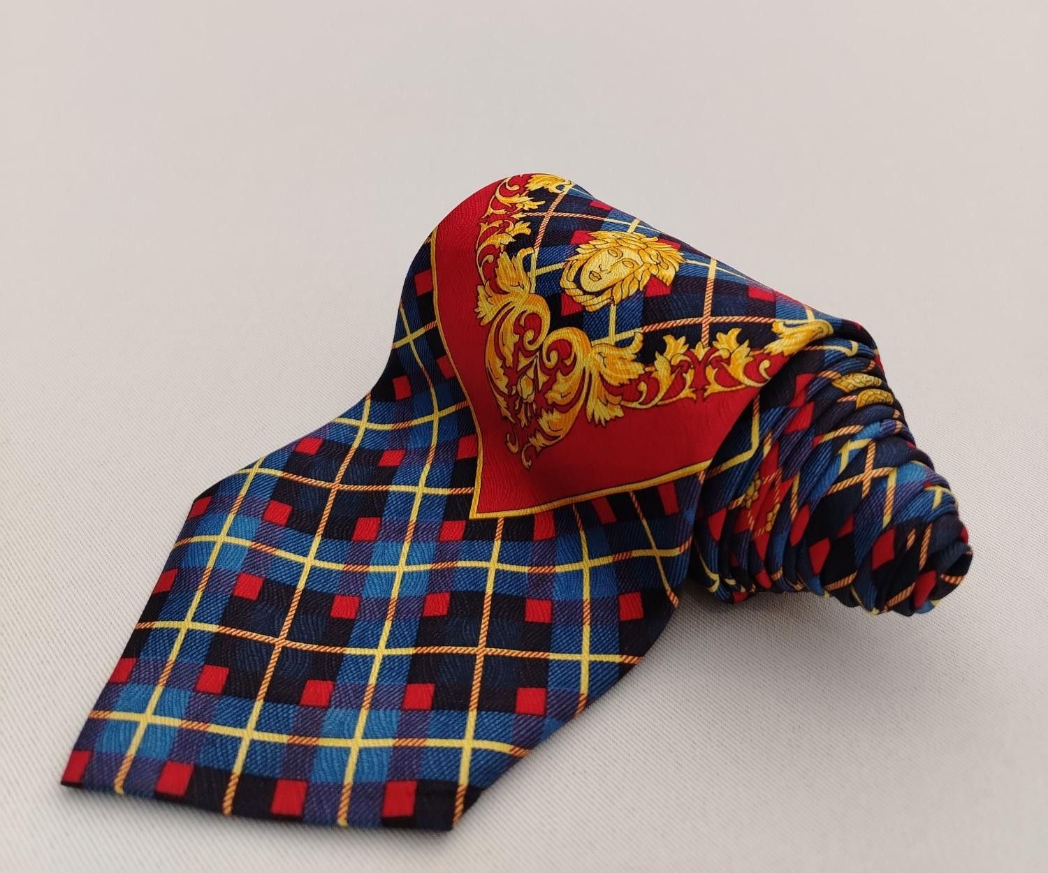 Versace Gianni Versace Jacquard Silk Necktie Scarf Pattern Tie Size ONE SIZE - 1 Thumbnail