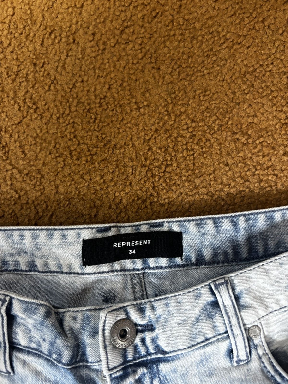 Represent Clo. Represent Clo. Bleach Blue Jeans Size US 34 / EU 50 - 3 Thumbnail