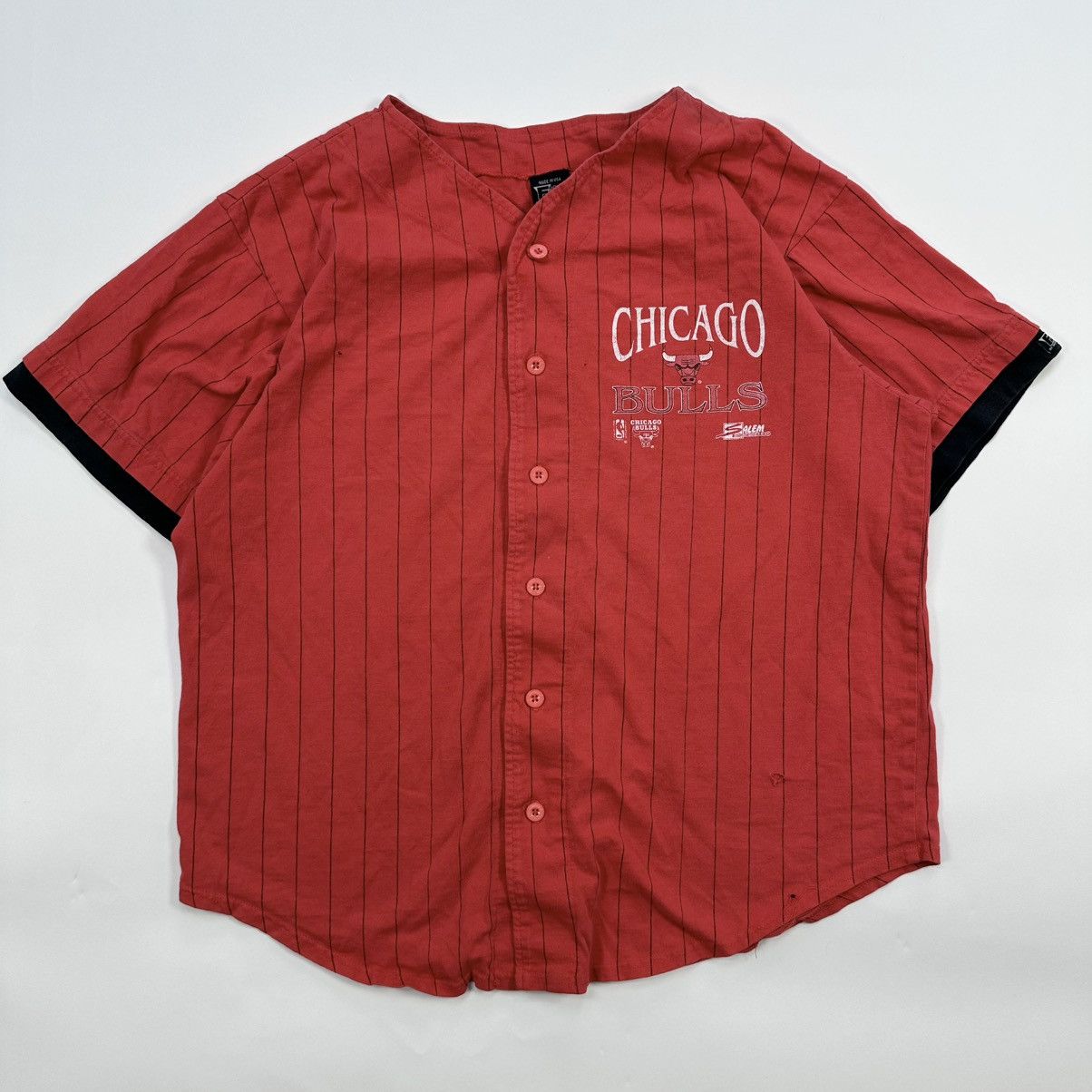Salem Sportswear Chicago bulls pinstripe baseball jersey Size US L / EU 52-54 / 3 - 1 Thumbnail