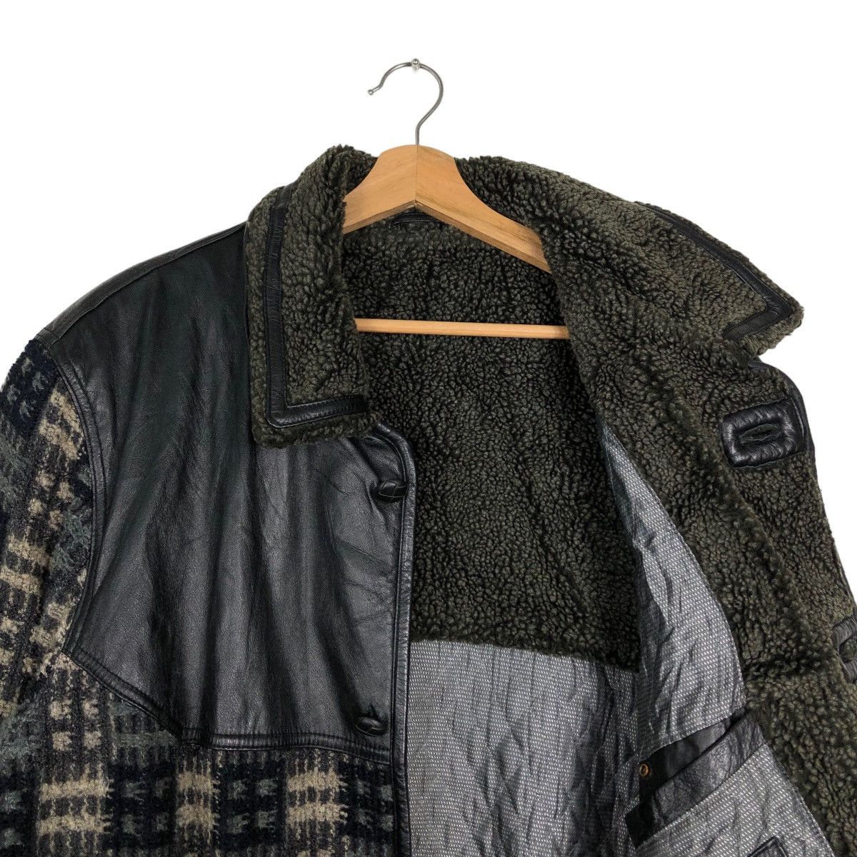 Japanese Brand 🔥90’s Genuine Leather Jacket Monsiuer Paris Navajo Aztec Size US M / EU 48-50 / 2 - 10 Thumbnail