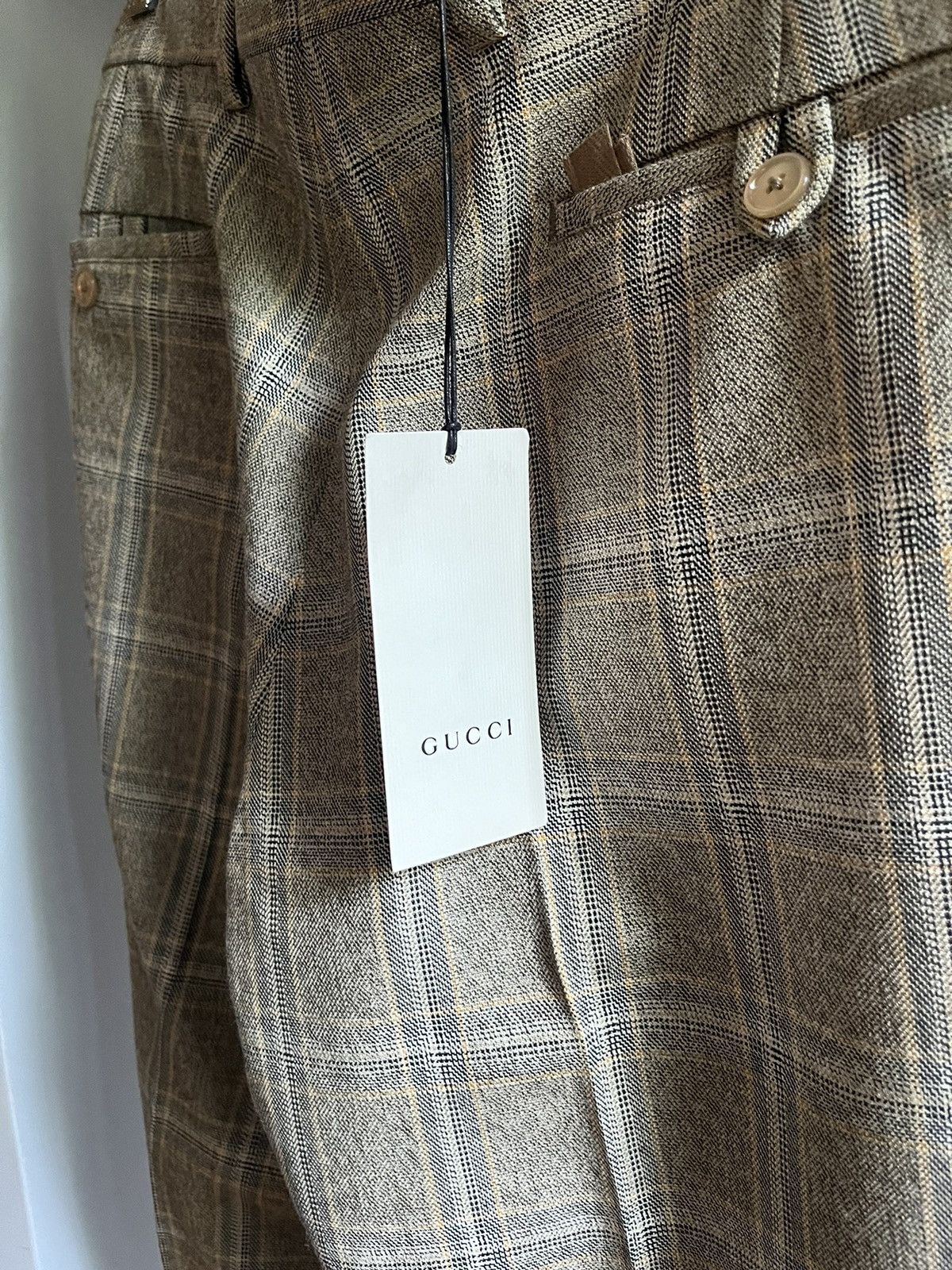 Gucci Checkered Straight Gucci Pants Size US 42 / EU 58 - 6 Thumbnail