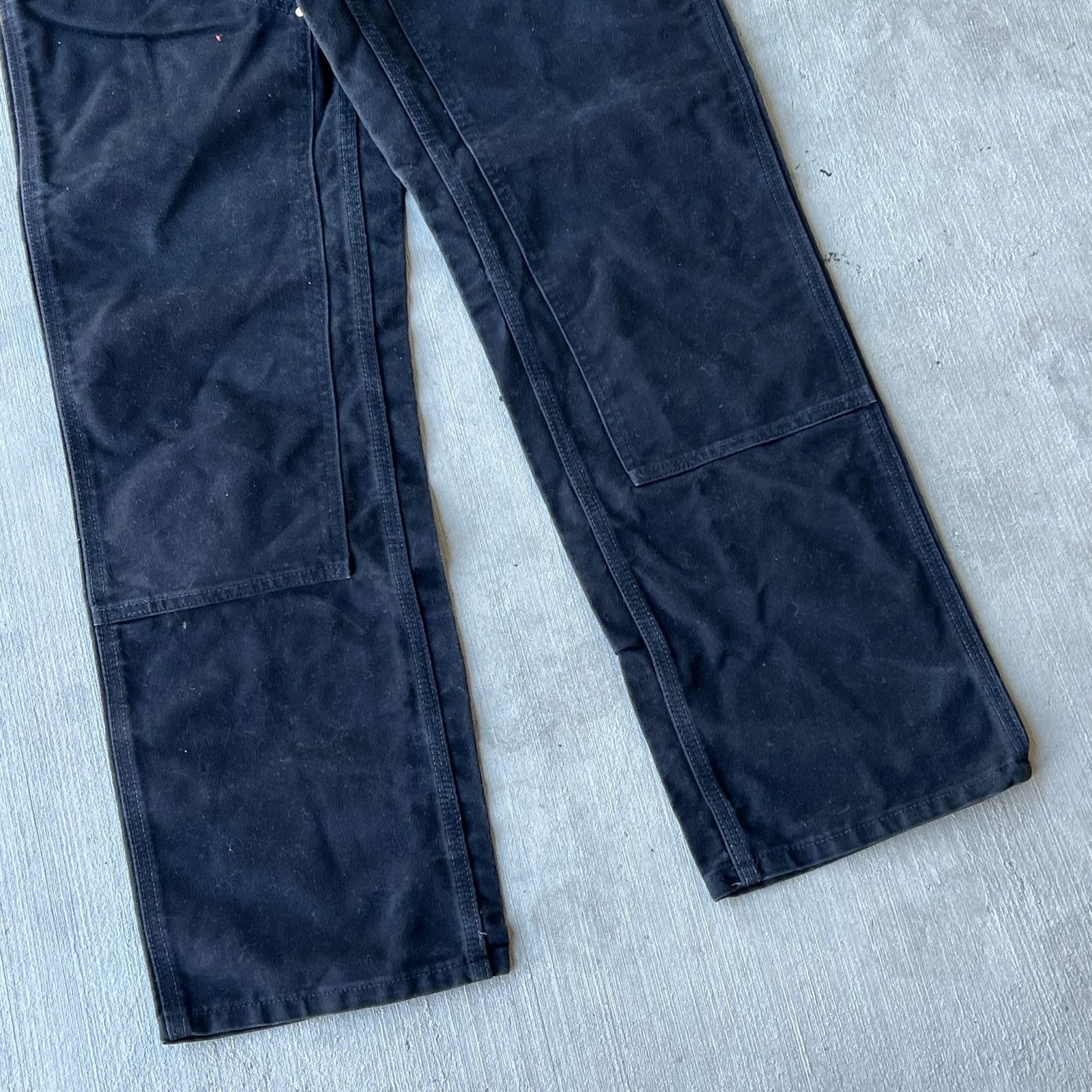 Carhartt × Vintage Carhartt black double knee work wear carpenter pants Size US 28 / EU 44 - 2 Thumbnail