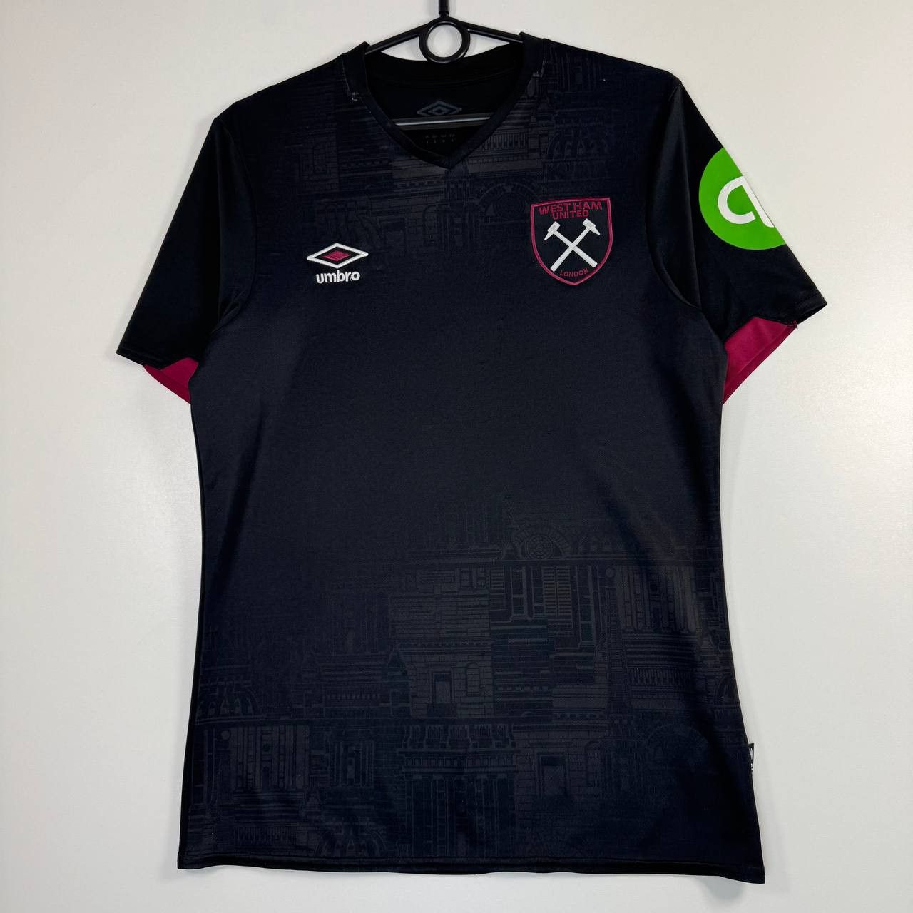 Umbro West Ham United Umbro Black Pink Football Shirt Size S Size US S / EU 44-46 / 1 - 1 Thumbnail