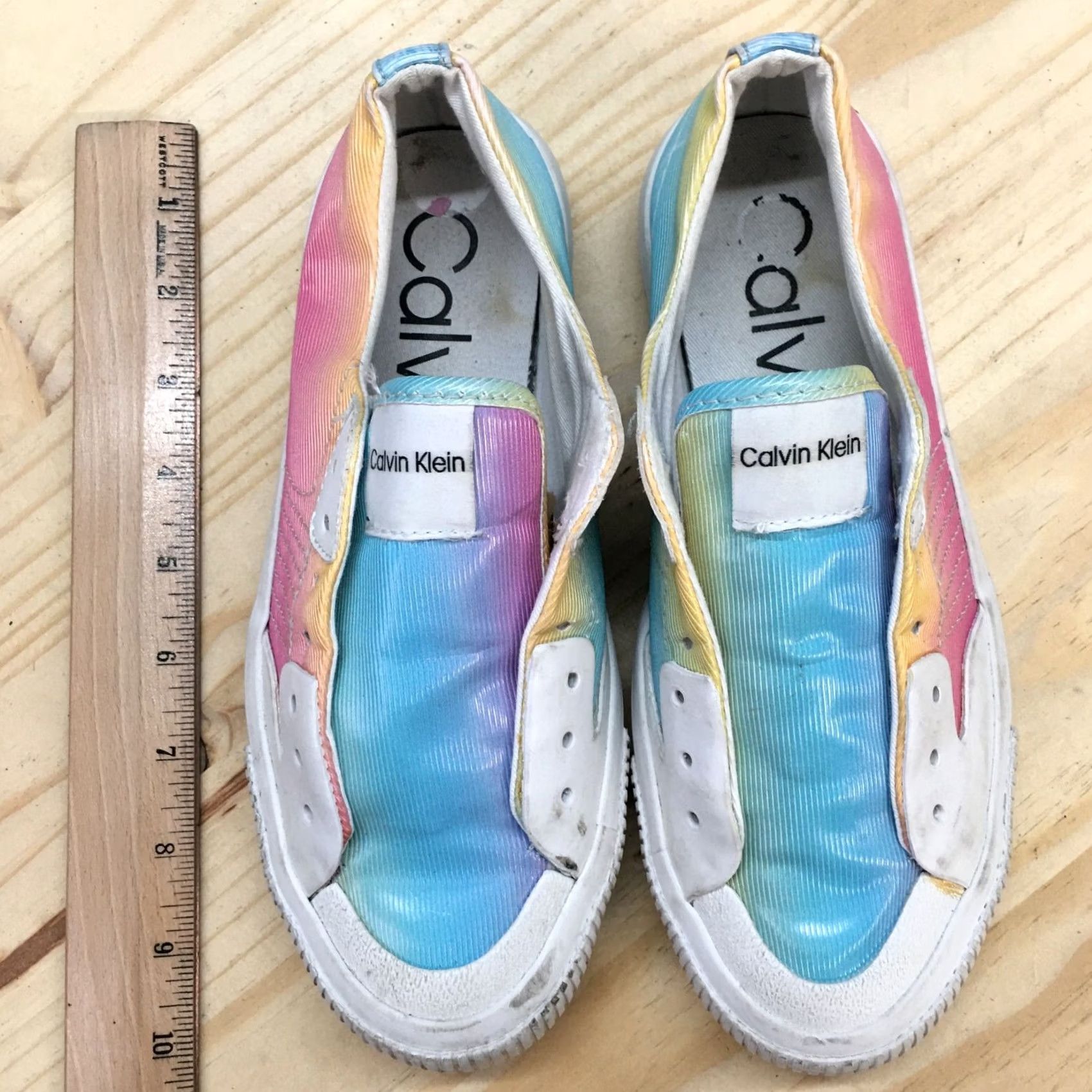 Calvin Klein Calvin Klein Shoes Womens 5.5 M Clauri Low Top Sneakers Multicolor Round Toe - Casual Sneaker for Women Size M / US 6-8 / IT 42-44 - 7 Thumbnail