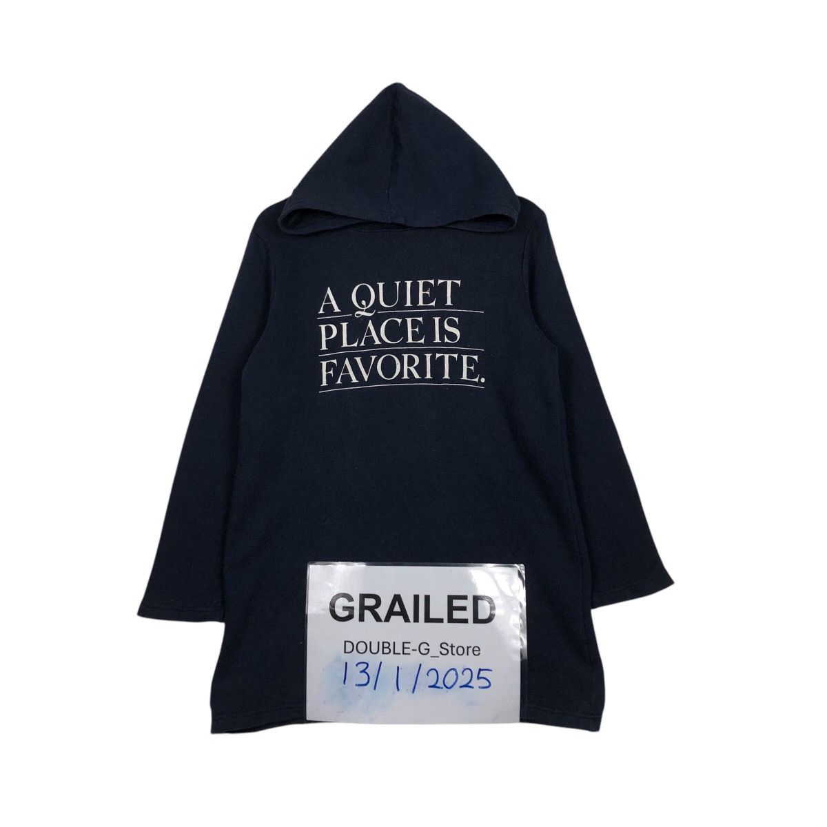 Japanese Brand 📌A Quite Place Is Favorite Hoodie Big Logo Design Size US M / EU 48-50 / 2 - 1 Thumbnail