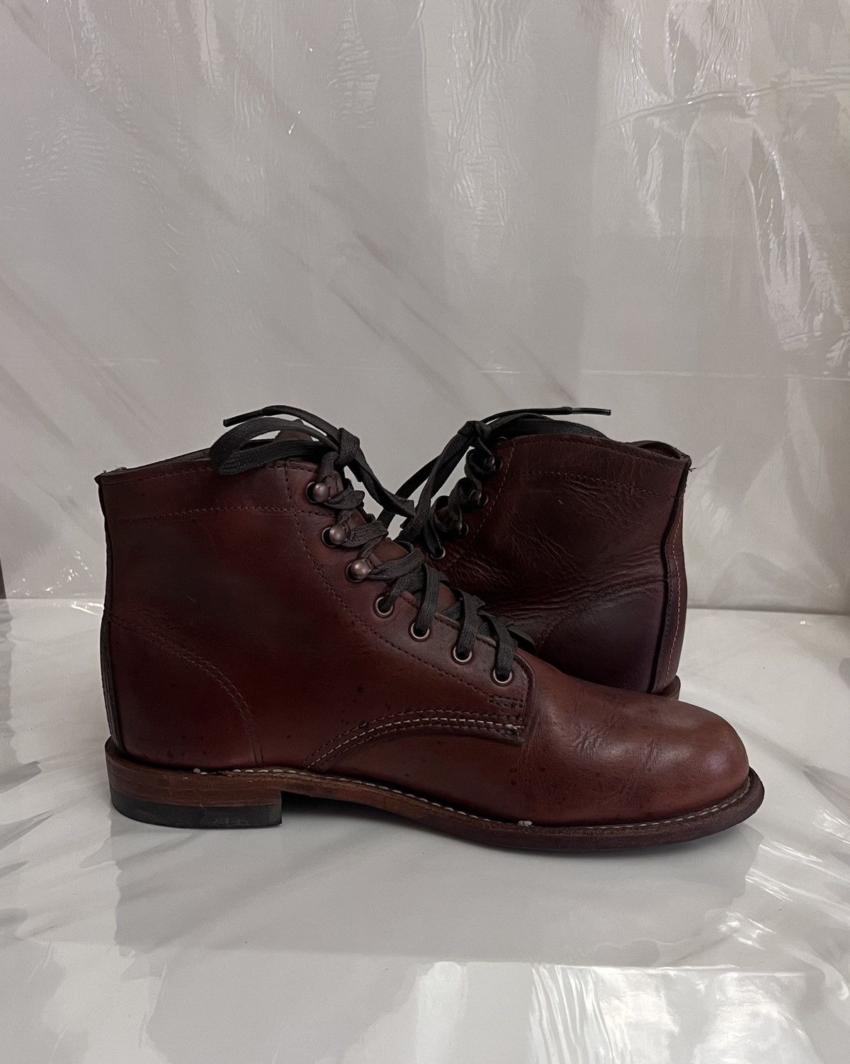 Wolverine Wolverine 1000 mile plain toe brown Men’s boot size 8 D Size US 8 / EU 41 - 6 Thumbnail