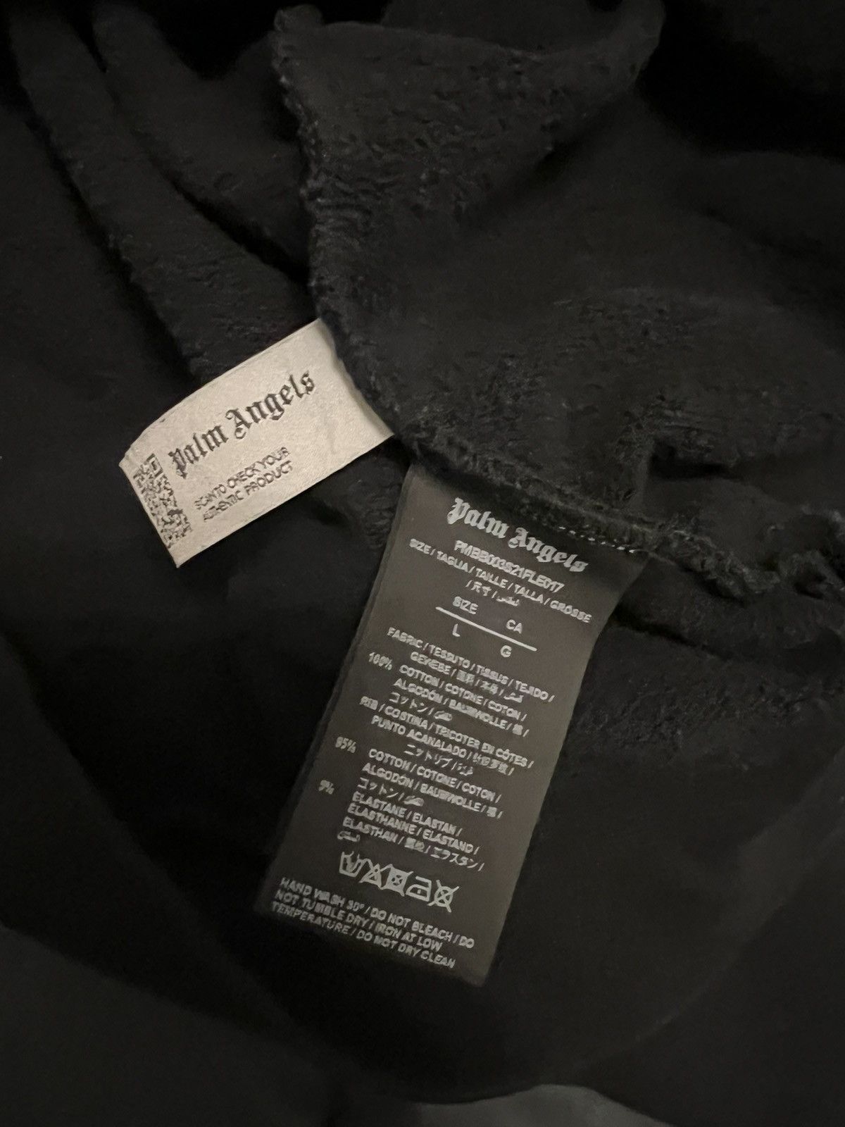 Palm Angels Palm Angels New York Sprayed Hoodie Size US L / EU 52-54 / 3 - 4 Thumbnail