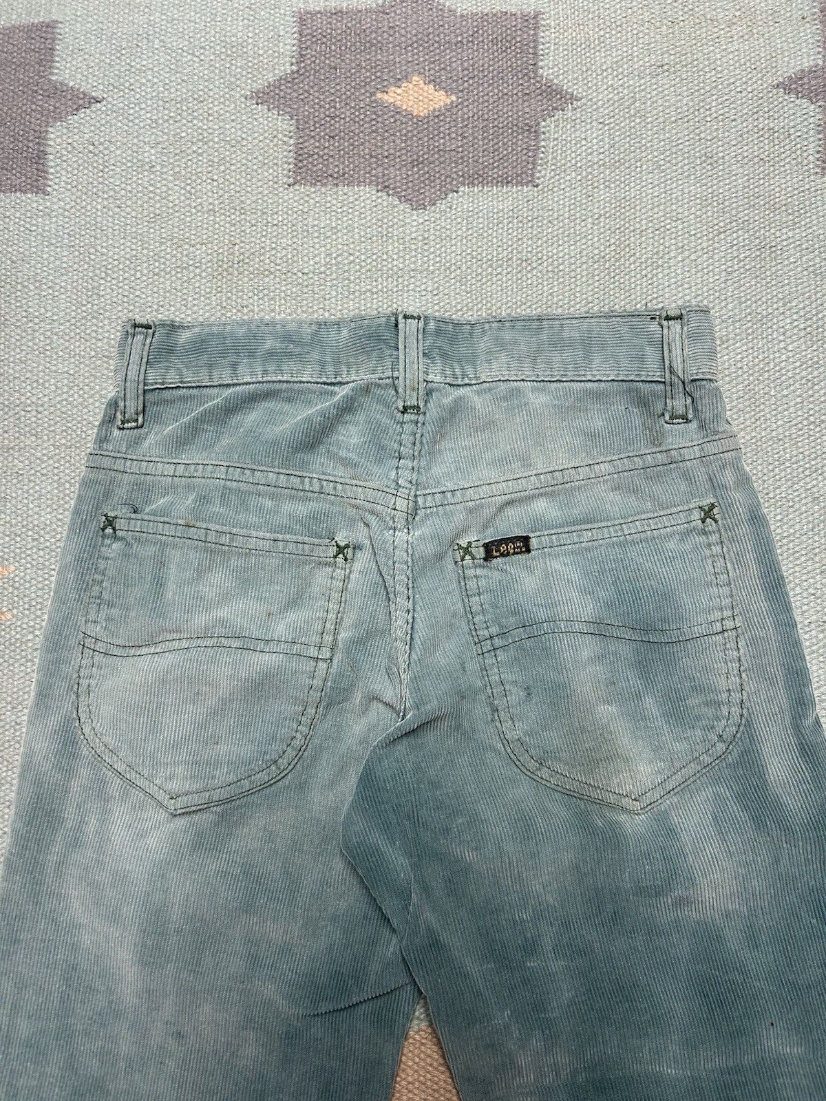 Lee 70s corduroy bell bottom pants Lee faded distressed 25x31 Size 25" / US 0 / IT 36 - 13 Thumbnail