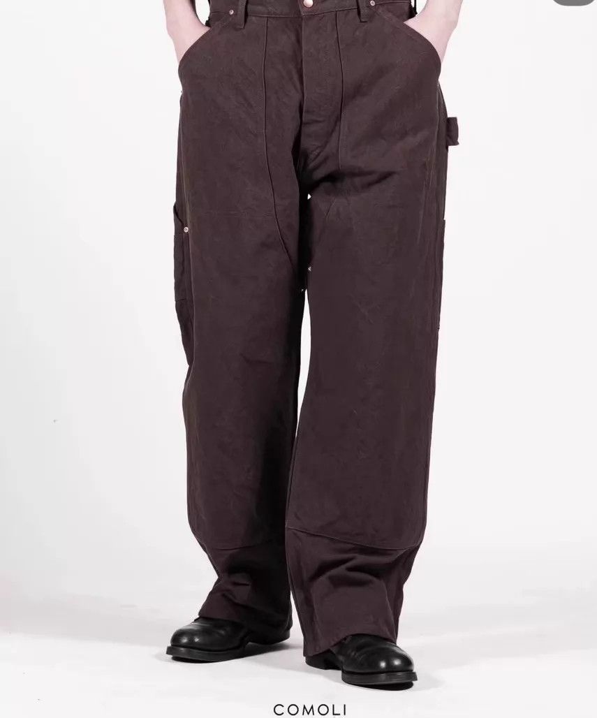 Comoli COMOLI Cotton Duck Painter Pants 26ss Black/Brown 1 Size US 30 / EU 46 - 3 Thumbnail