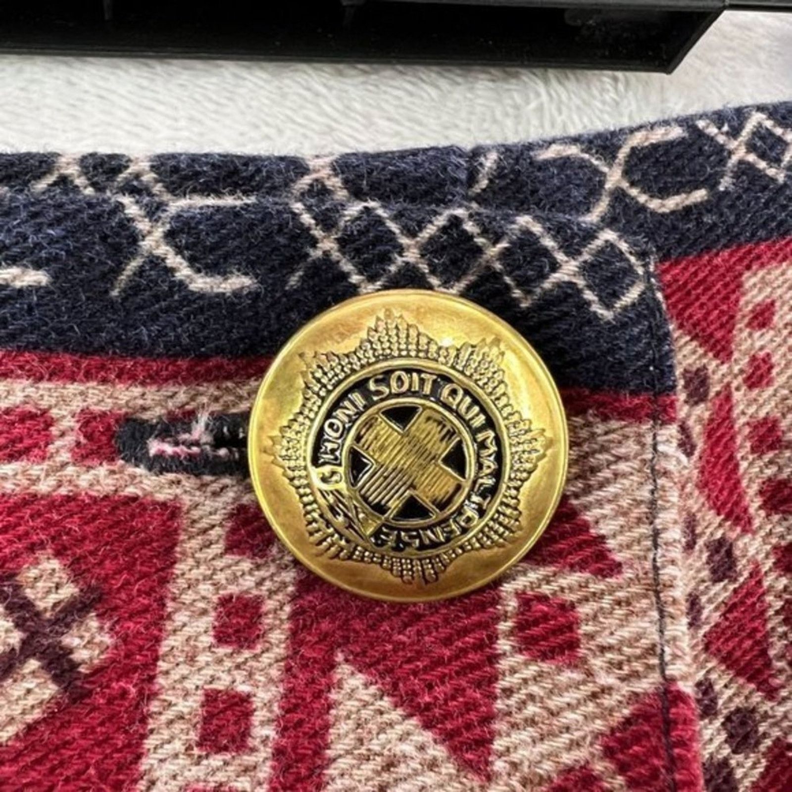 Vintage CAMBRIDGE DRY GOODS Wrap Skirt cowboy Aztec western 6 Size 28" / US 6 / IT 42 - 3 Thumbnail