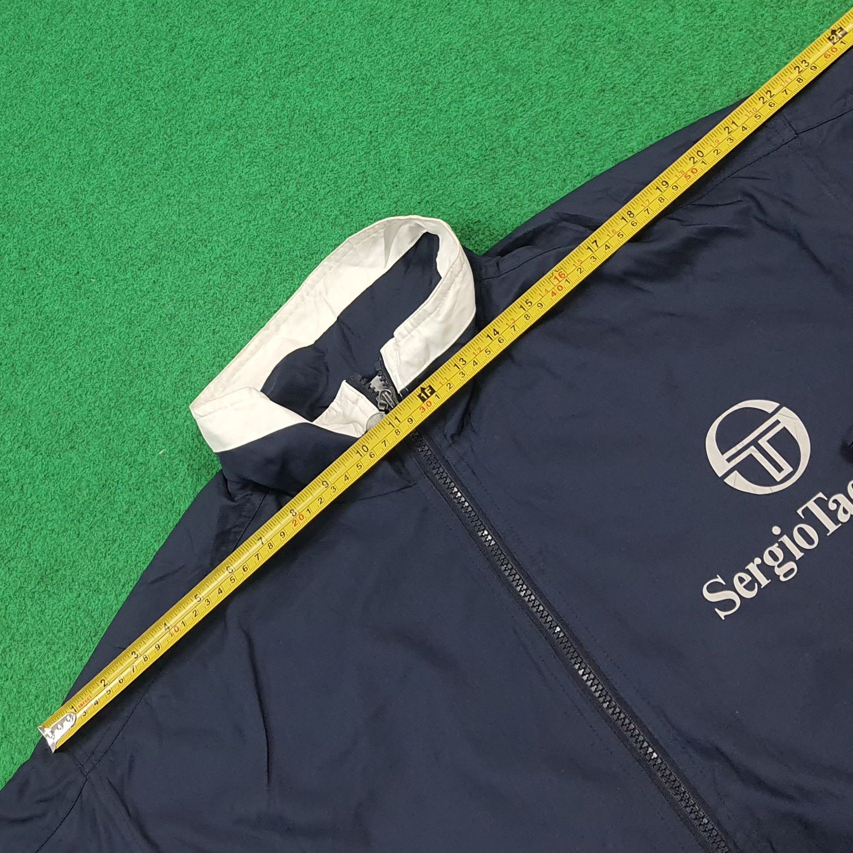 Sergio Tacchini Vintage Sergio Tacchini Navy Zipper Outdoor Jacket C302N20 Size US XL / EU 56 / 4 - 10 Thumbnail