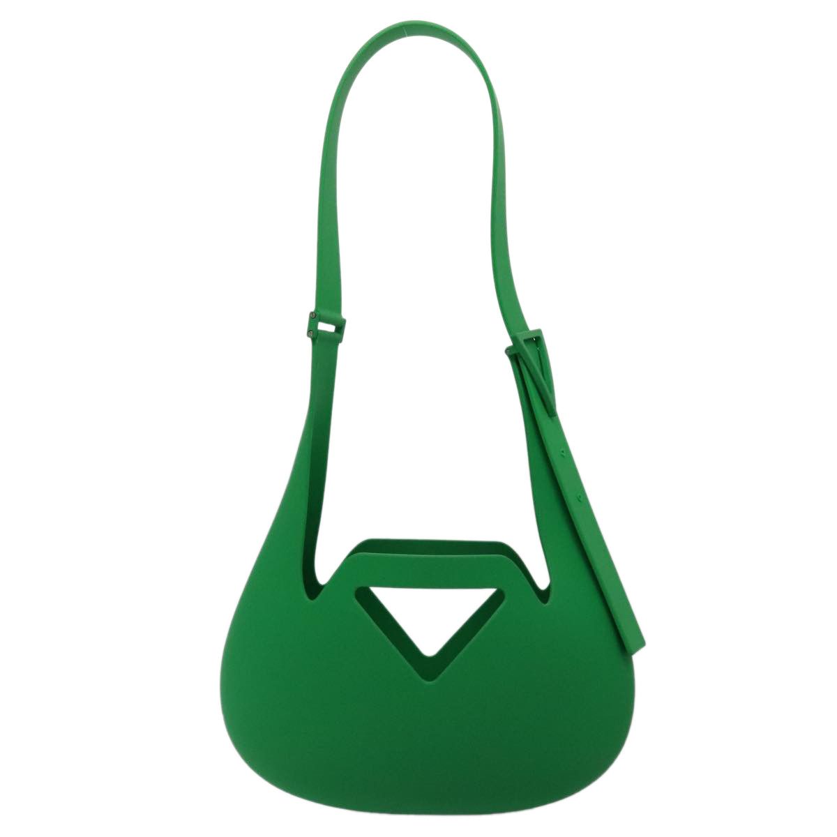 Green Plastic Shoulder Bag (Pre-Owned)