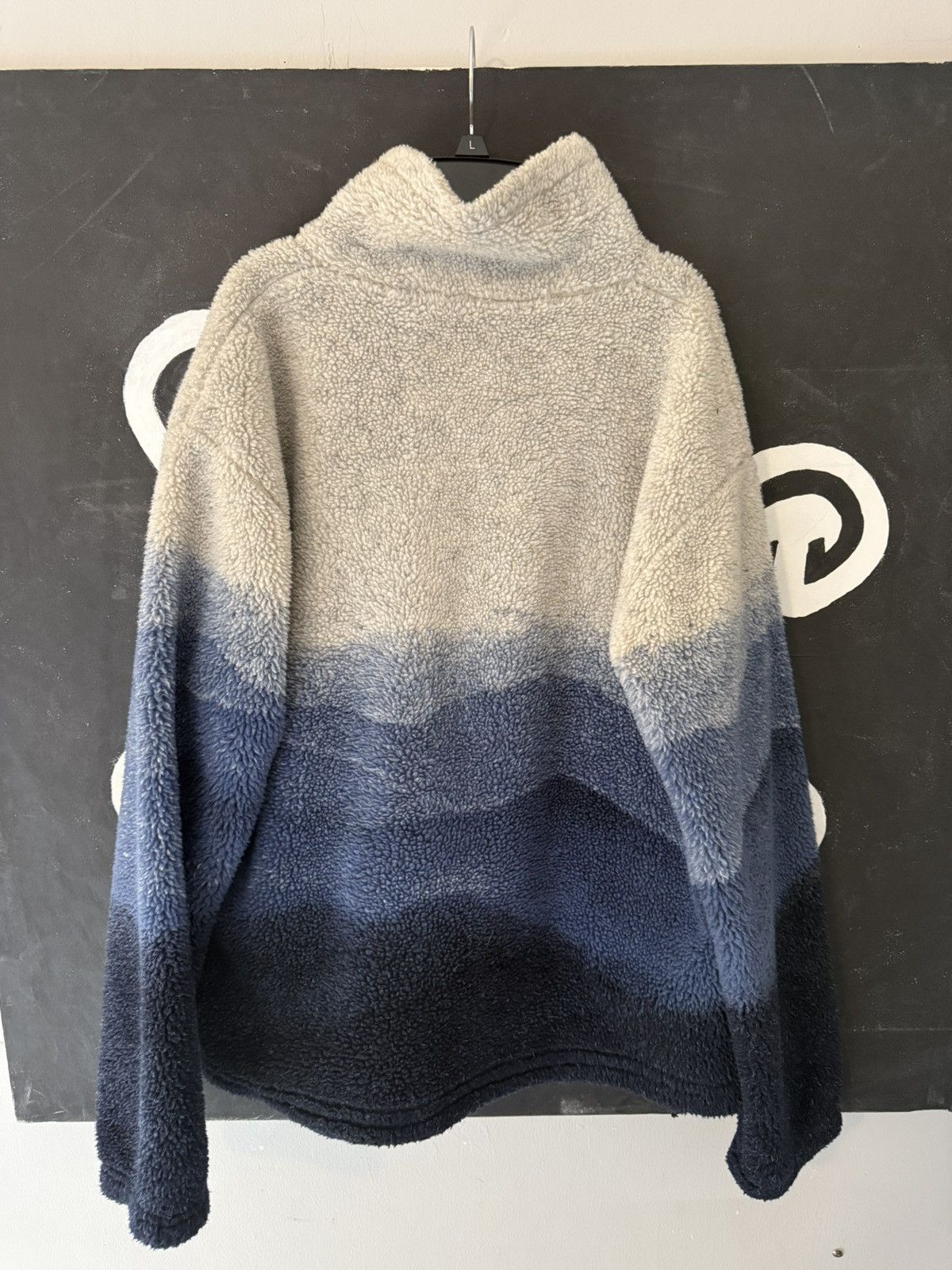 Patagonia Muluc Patagonia Argentina Ombre Fleece Jacket (Cream/Navy) Size US M / EU 48-50 / 2 - 2 Thumbnail