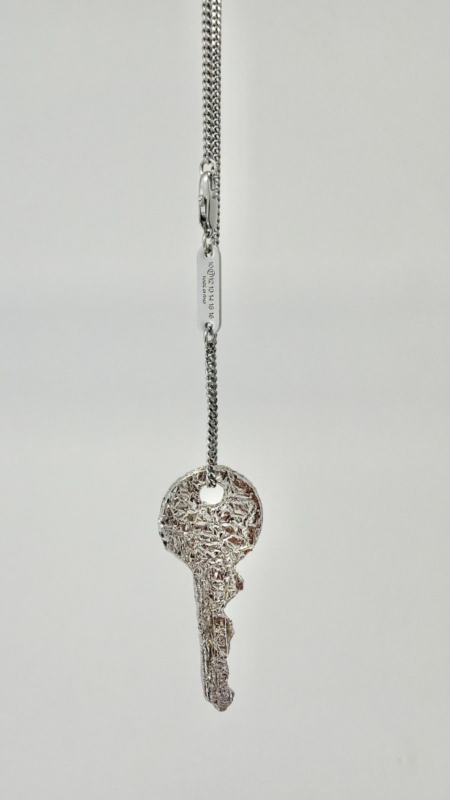 Maison Margiela S/S 10 ‘Silver Foil Key’ Chain Necklace Size ONE SIZE - 15 Thumbnail