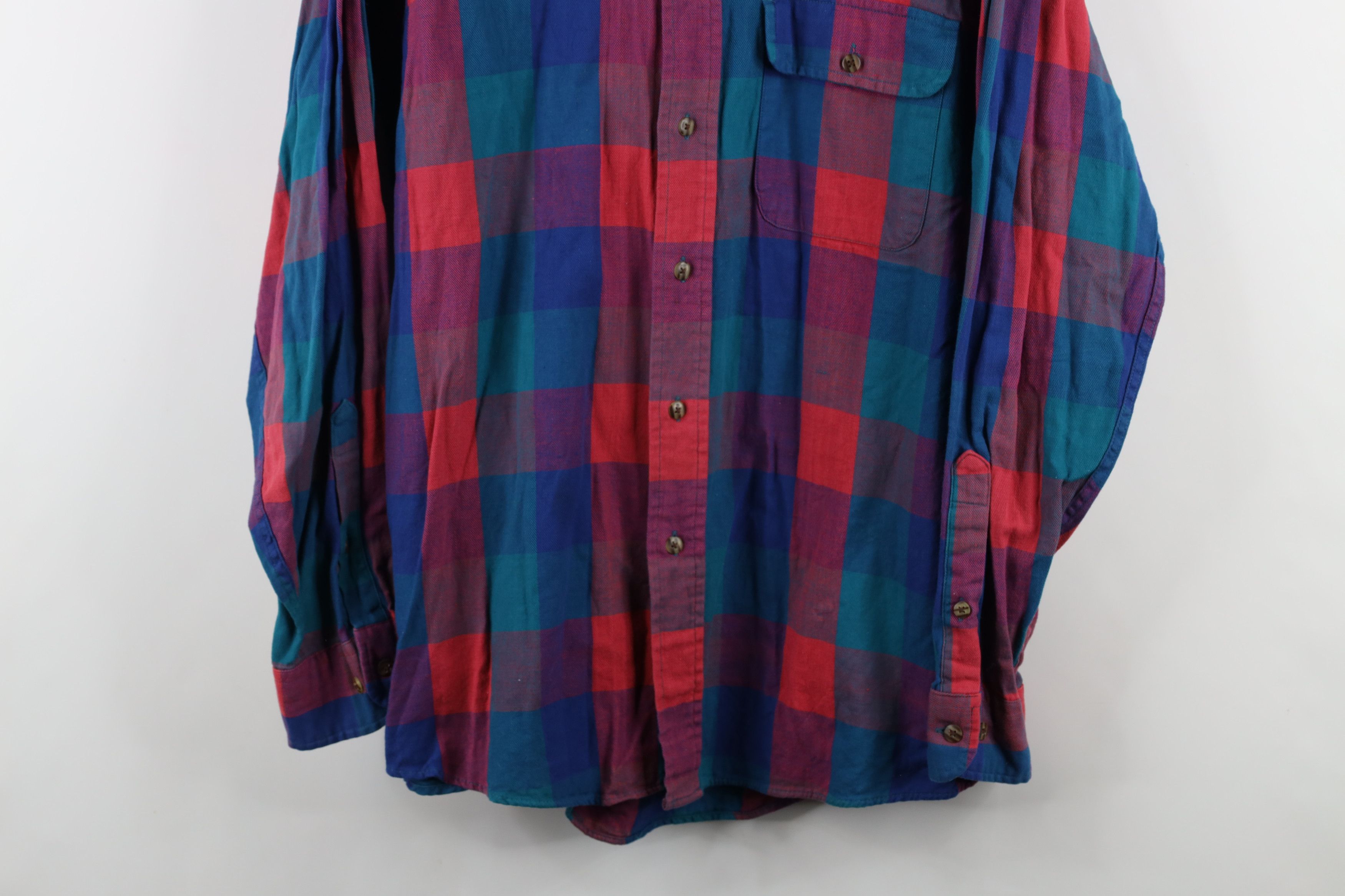 Vintage Vintage 90s Streetwear Collared Button Down Shirt Plaid Size US M / EU 48-50 / 2 - 3 Thumbnail