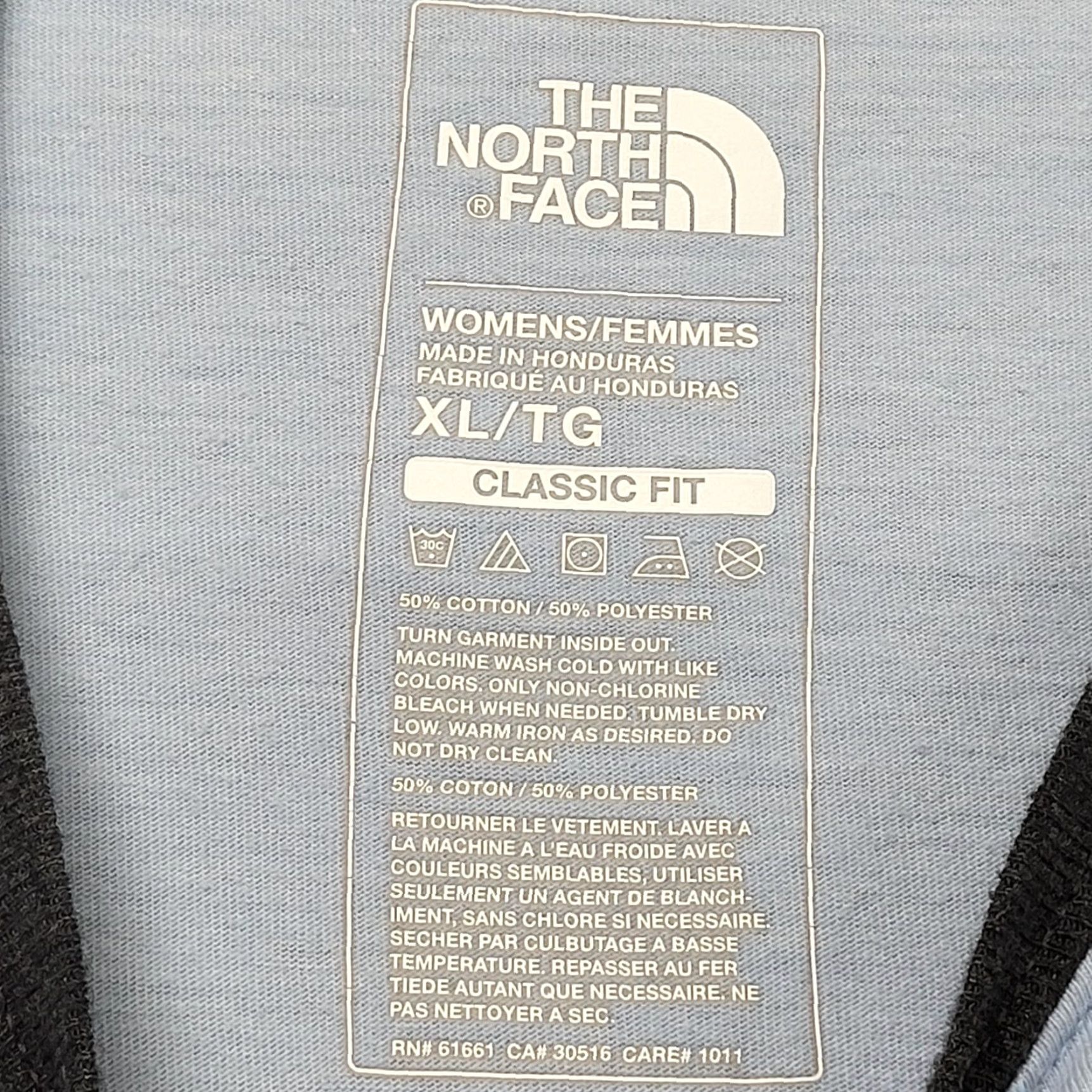 The North Face The North Face T-Shirt Women's XXL Blue Raglan "Adventure Awaits" Camper Shirt Womens Regular Size 2XL Blue Raglan Sleeve, Outdoor, Casual Size XXL / US 16-18 / IT 52-54 - 7 Thumbnail