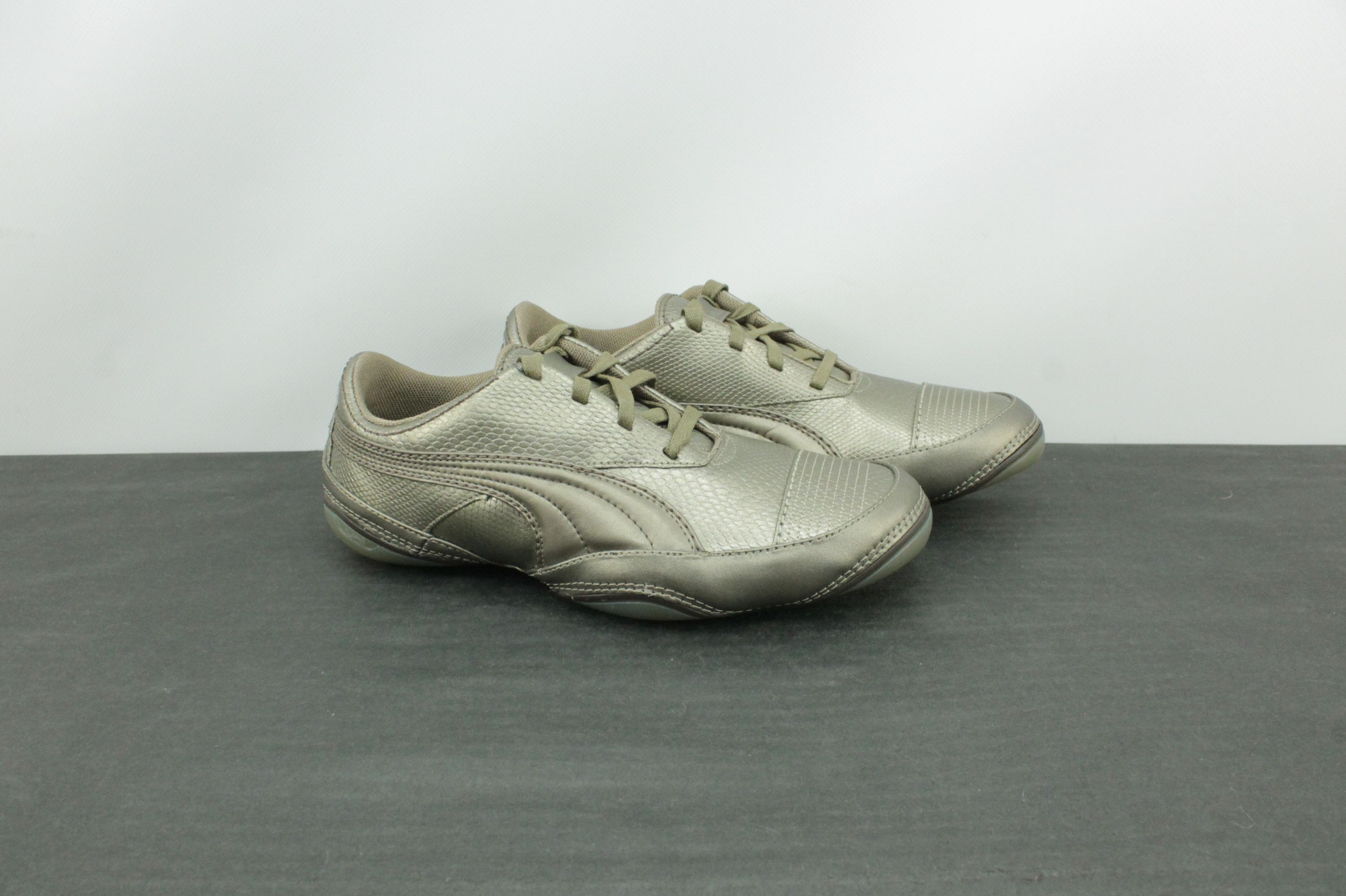 Puma RARE New Puma Usan Irra Scale Gold Leather Sneakers Women's Size US 9 / IT 39 - 1 Thumbnail