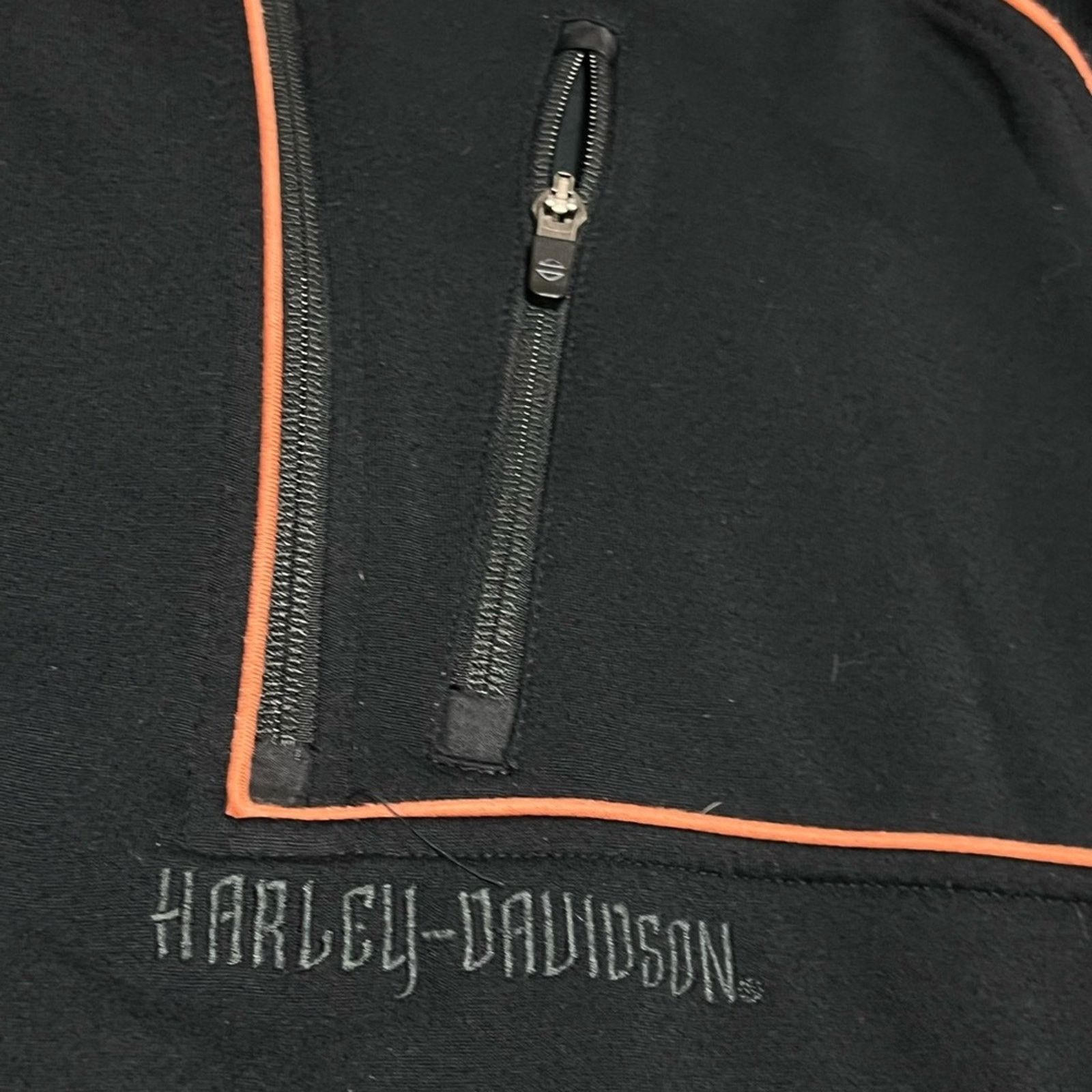 Harley Davidson Harley-Davidson 1/4 Zip Fleece Pullover Jacket Heavy Men's Size US XXL / EU 58 / 5 - 4 Thumbnail