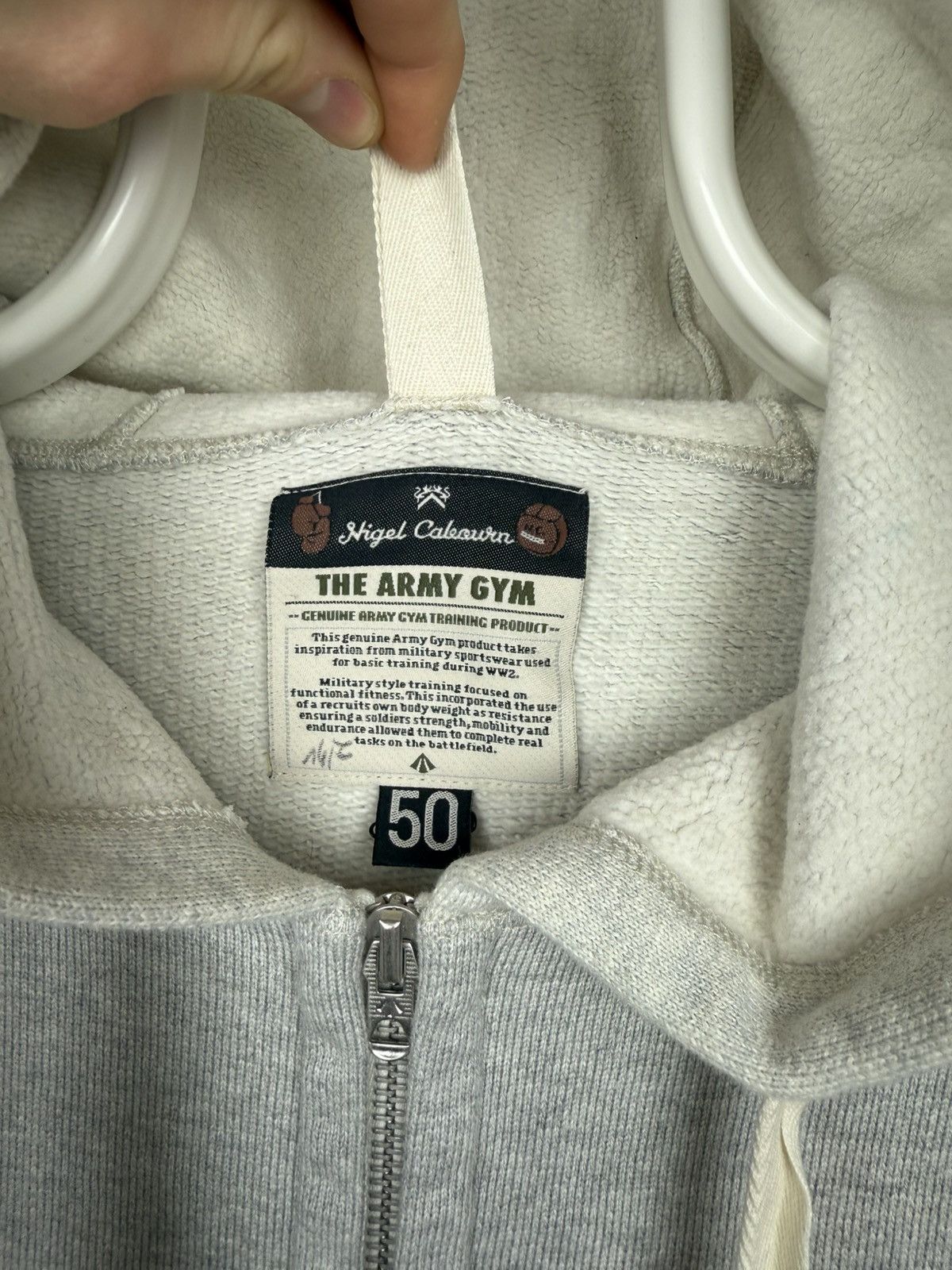 Nigel Cabourn Nigel Cabourn Slow Vintage Wooven Zip Hoodie Size US M / EU 48-50 / 2 - 6 Thumbnail