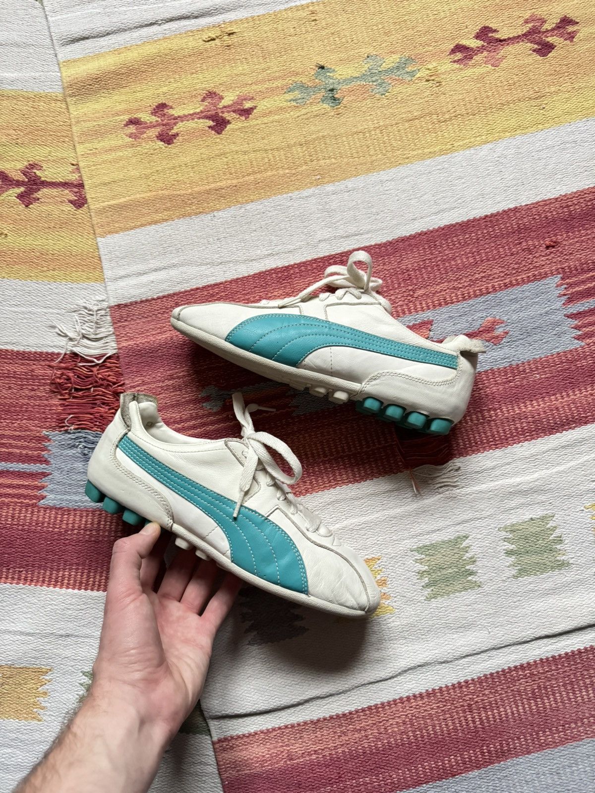 Vintage 00’s Puma Mihara Yasuhiro y2k Low Leather Sneakers