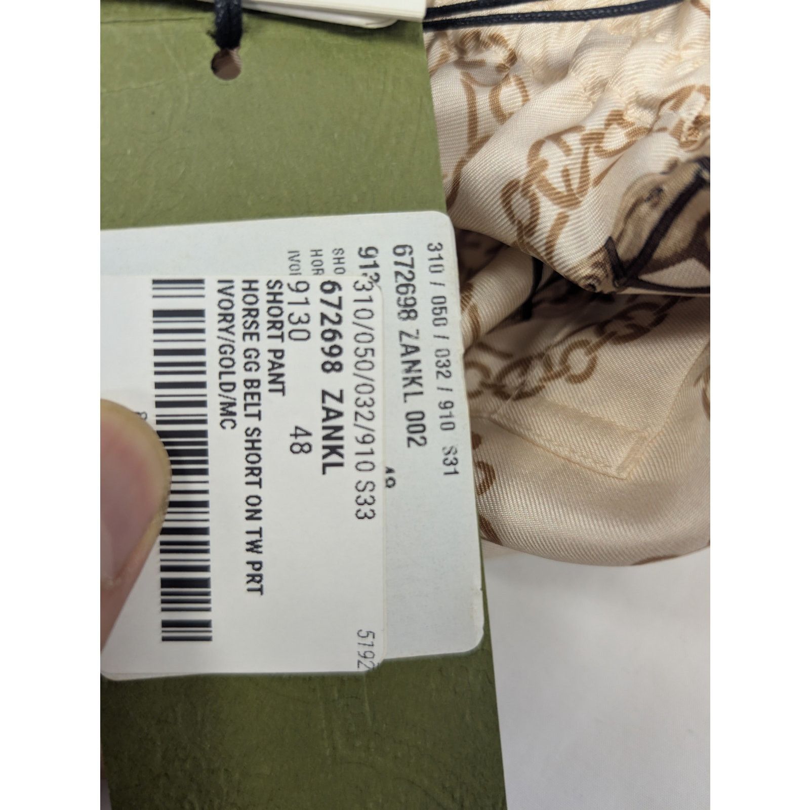 Gucci o1rshd1 Short Pants Horse GG Belt Short on TW PRT Multicolor Size US 32 / EU 48 - 23 Thumbnail