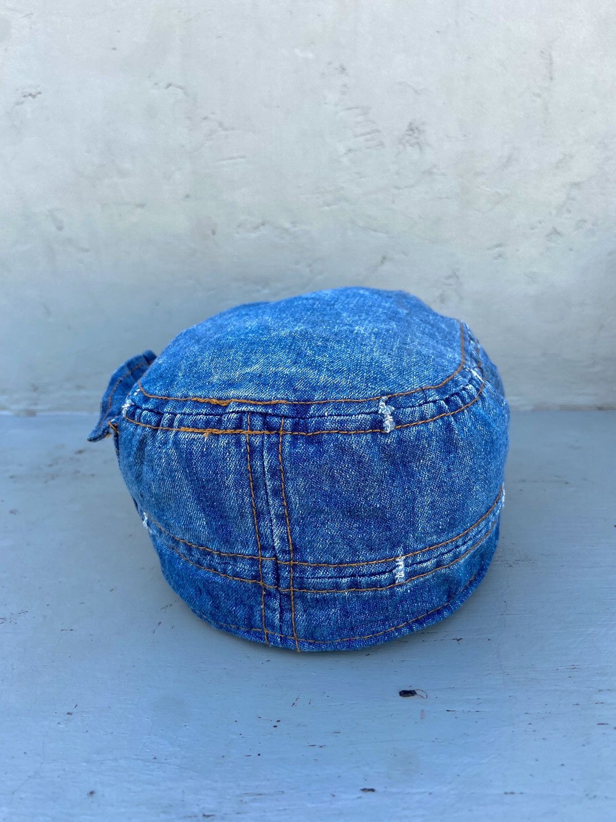 If Six Was Nine 2000s Made ob me pocket denim patrol hat Size ONE SIZE - 5 Thumbnail