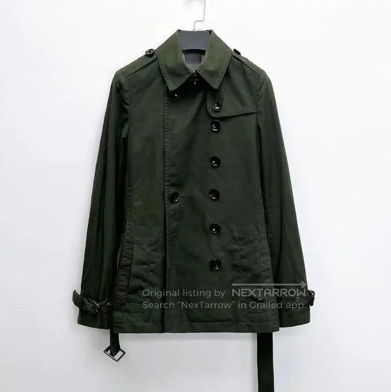 Burberry Burberry Military Green Mid-Length Trench Coat. Size S / US 4 / IT 40 - 1 Thumbnail
