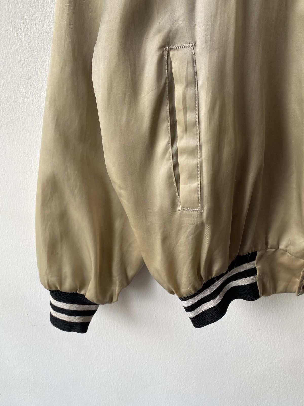 Auburn Sportswear × Vintage 1980s - Vintage Stroker 9 Sport Of King Distressed Jacket Size US L / EU 52-54 / 3 - 7 Thumbnail