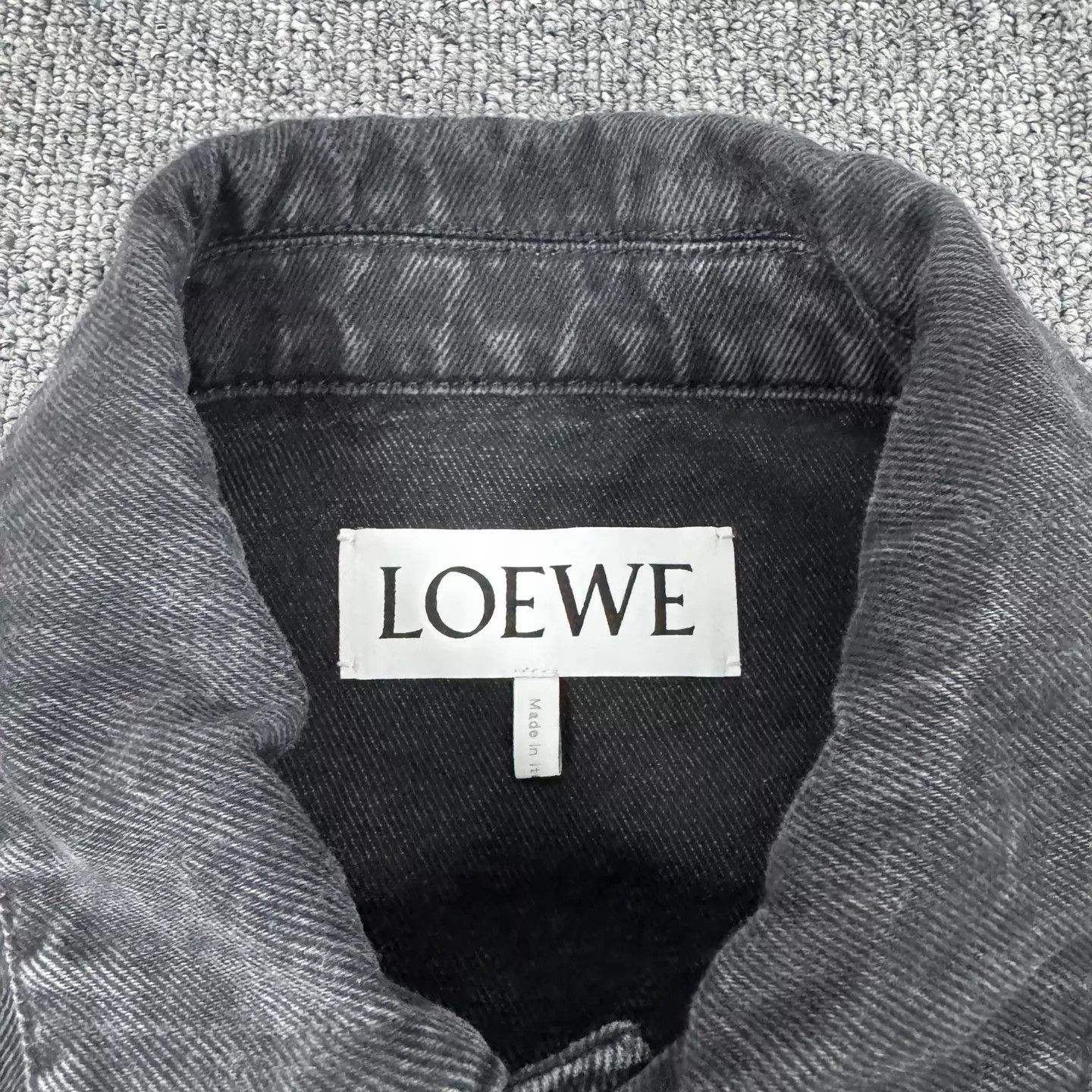 Loewe Loewe Washed Denim Jacket Square Embroidered Logo 48 Size US M / EU 48-50 / 2 - 6 Thumbnail