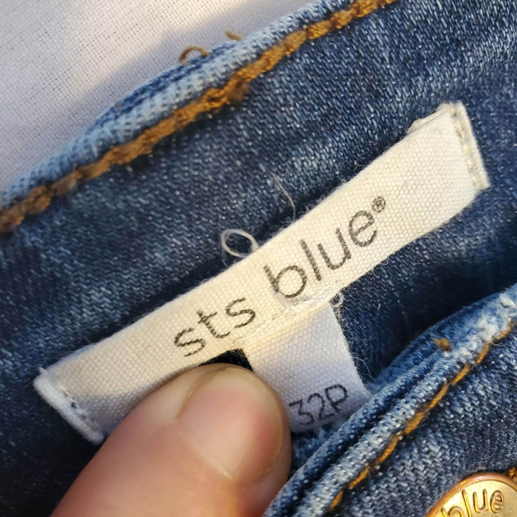 Vintage STS Blue Jeans Womens Sz 32P High-Rise Boot Cut Mandy Jeans Medium Wash Size 24" / US 00 / IT 34 - 5 Thumbnail