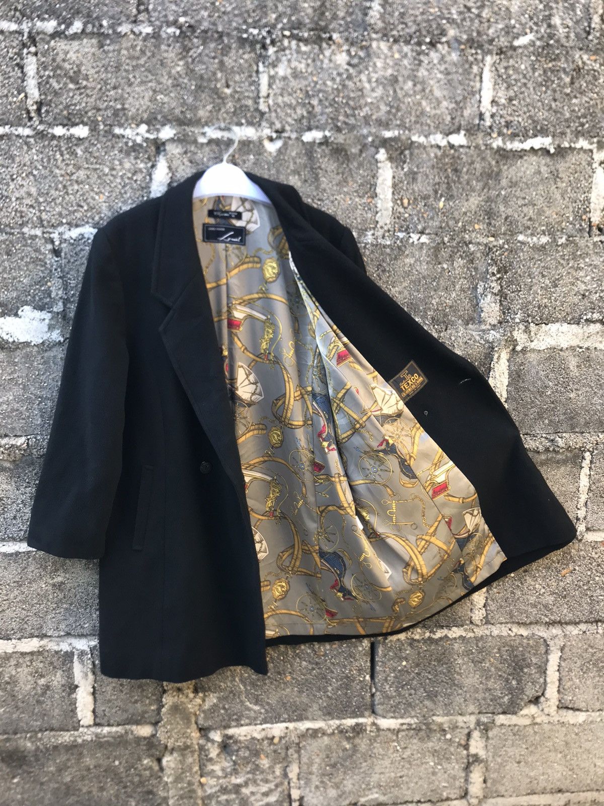 Vintage ⚡️Vintage Lanificio Texco Cashmere & Wool Long Coat Size M / US 6-8 / IT 42-44 - 8 Thumbnail
