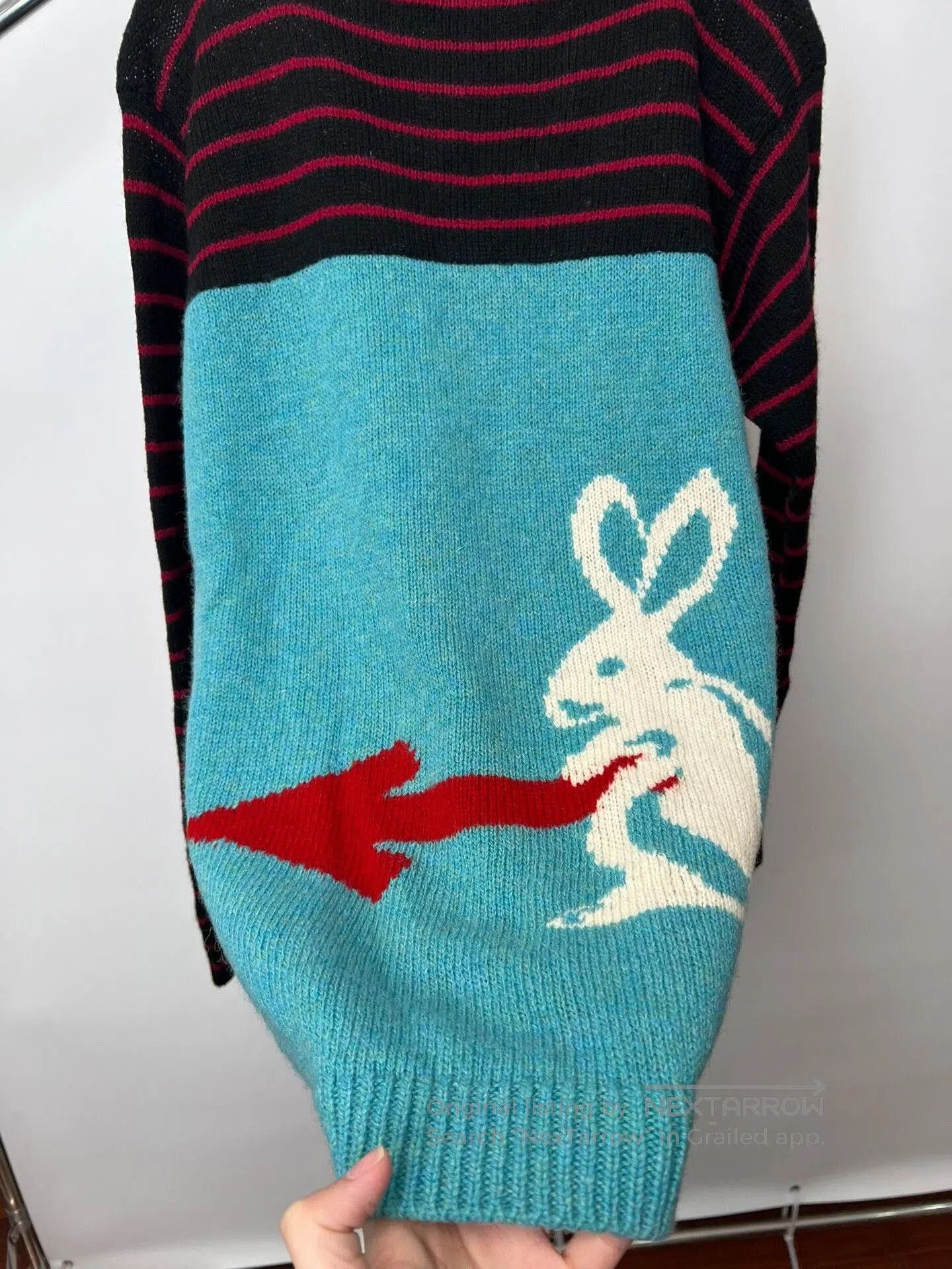Prada Prada Striped Rabbit Wool Sweater. Size US M / EU 48-50 / 2 - 4 Thumbnail