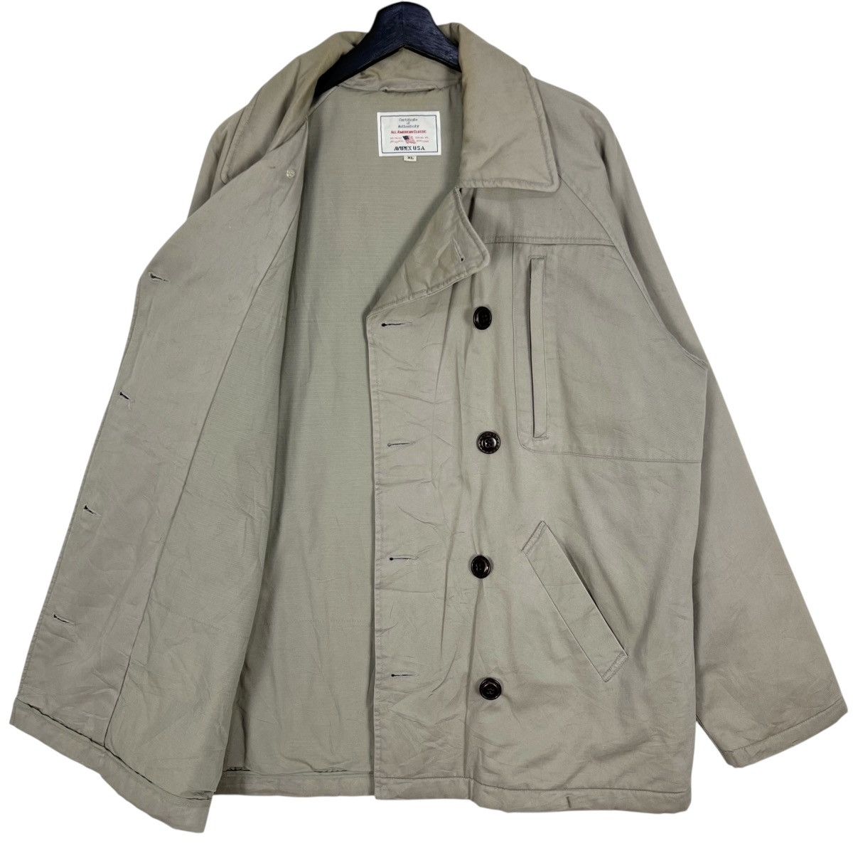 Avirex Avirex Cotton Pea Coat Size US XL / EU 56 / 4 - 6 Thumbnail