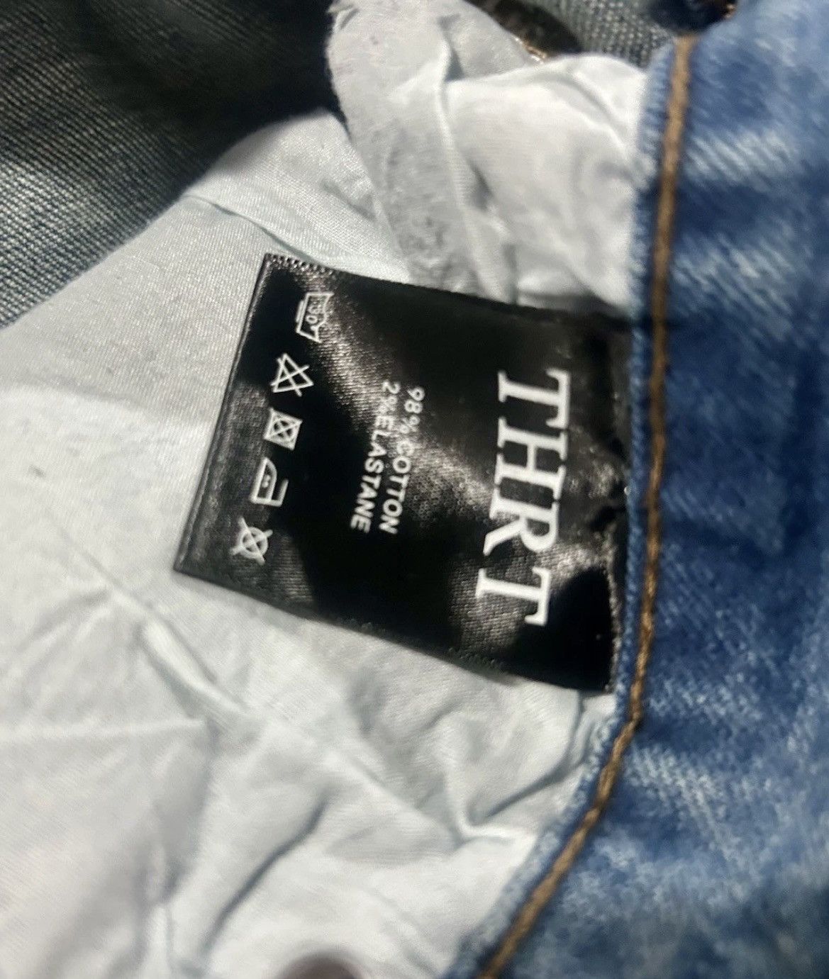 Other THRT Denim - "Highest Heights" graphic patch slim jeans s34 Size US 34 / EU 50 - 11 Thumbnail