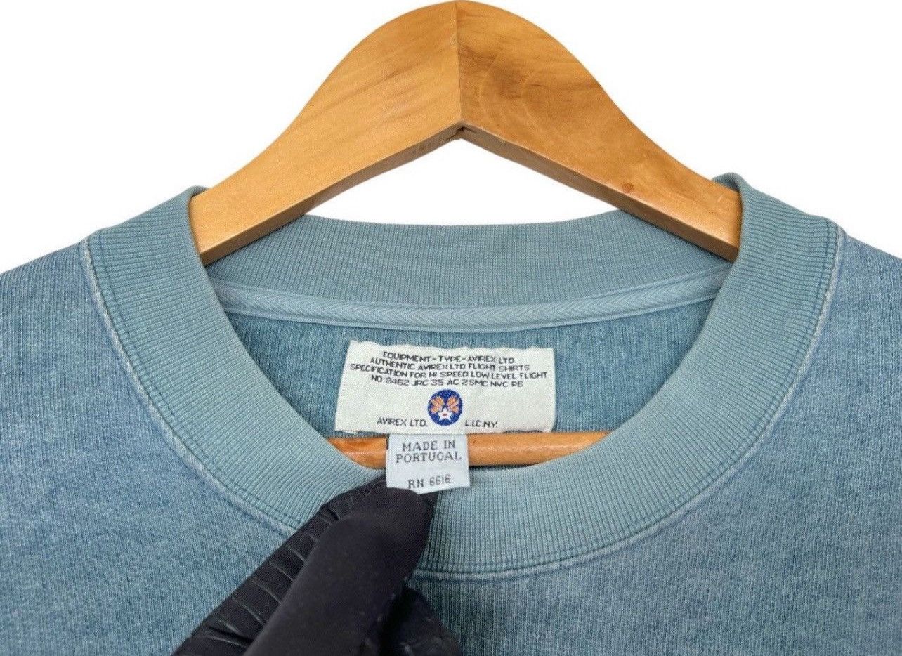 Other Vintage 90s Avirex Distressed Sweatshirt Avirex Crewneck Size US L / EU 52-54 / 3 - 8 Thumbnail