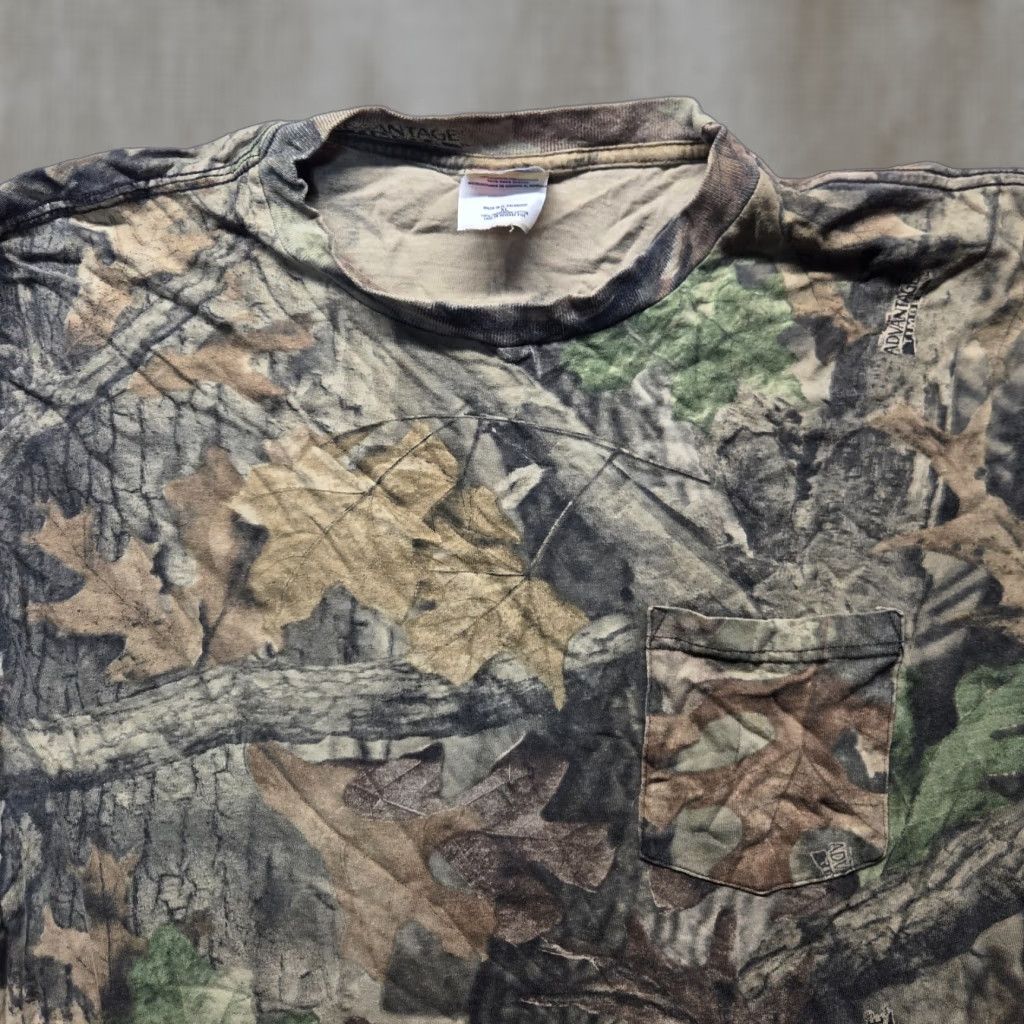 Wrangler Wrangler Pro Gear Shirt Mens XL Brown Camouflage Pockets Cotton T-Shirt Tee Army Colorful 90s? Size US XL / EU 56 / 4 - 1 Thumbnail