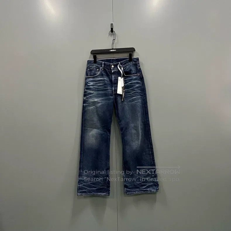 Acne Studios Acne Studios Dark Blue Washed Denim Jeans Size US 30 / EU 46 - 1 Thumbnail