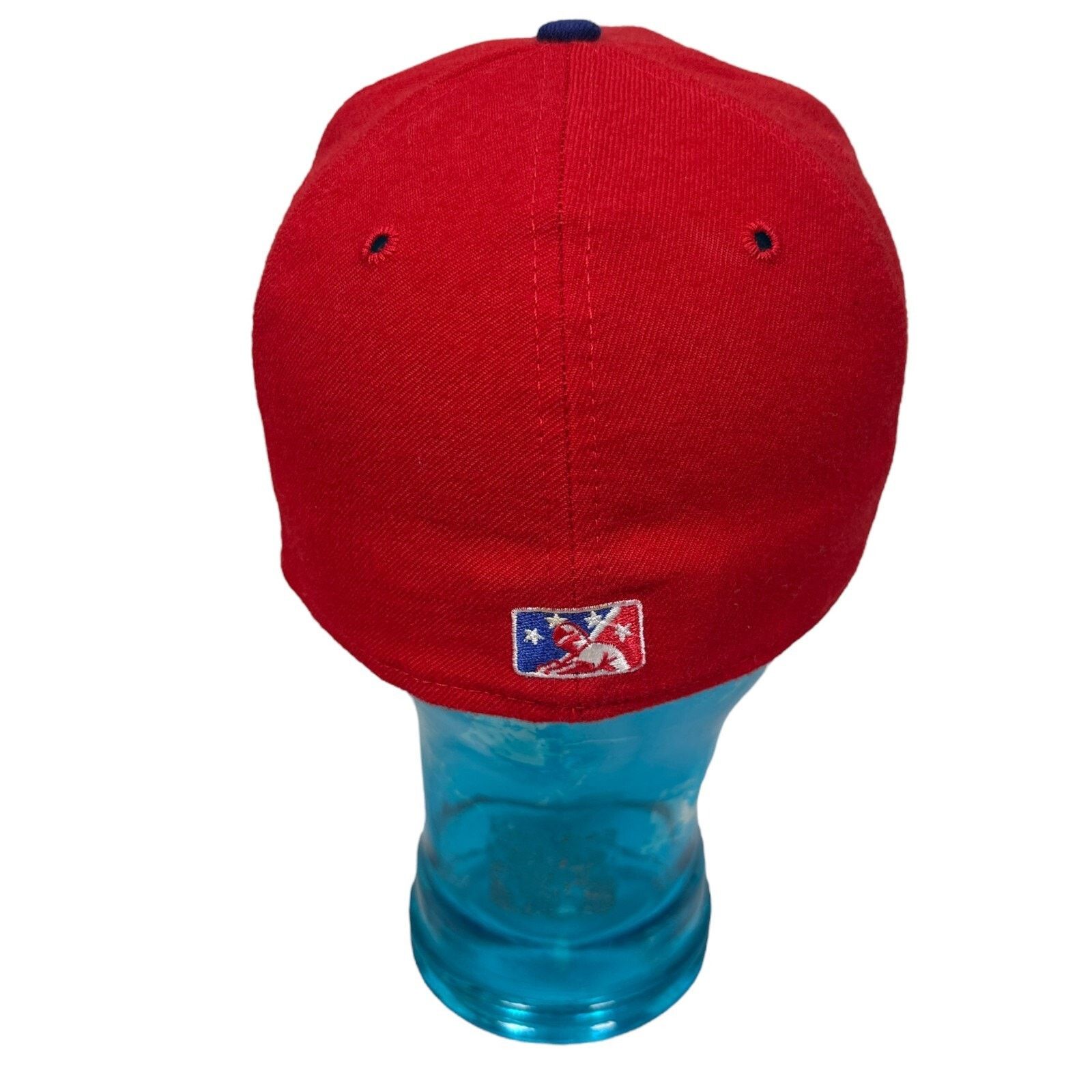New Era Vintage New Era Reading Phillies Fitted Hat Mens 7 1/4 Red Size ONE SIZE - 4 Thumbnail