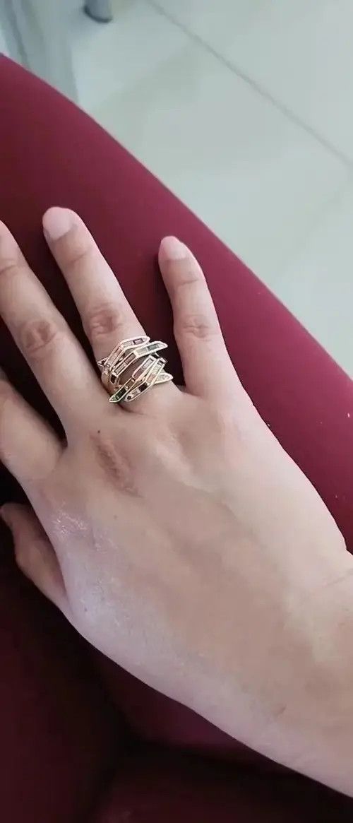Japanese Brand × Jewelry × Vintage Creative Prayer Hand Rings Size ONE SIZE - 2 Thumbnail