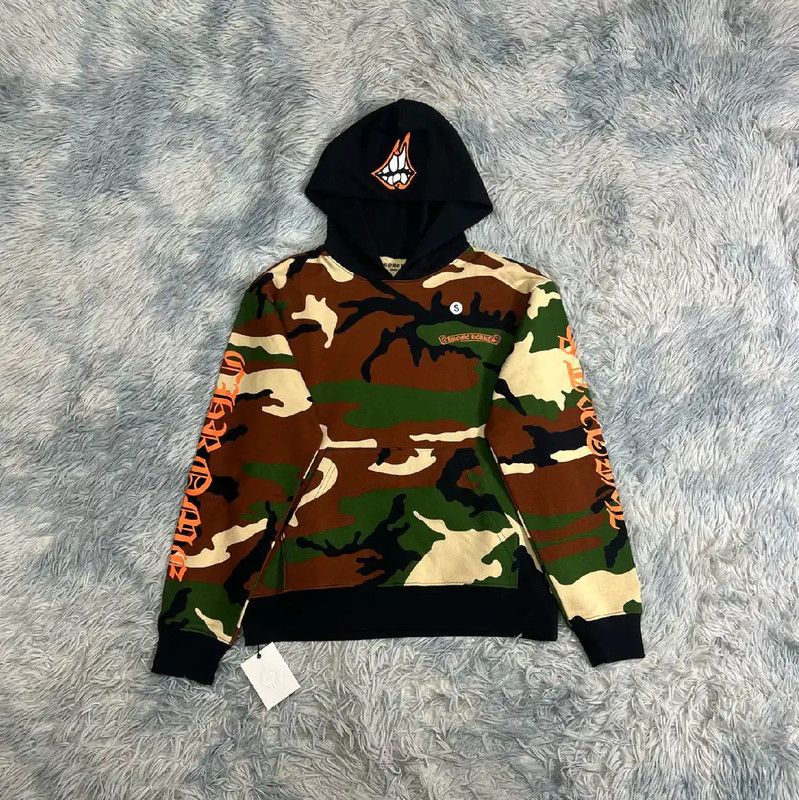 Chrome Hearts Chrome Hearts Camouflage Cotton Hoodie for Men 0089 Size US S / EU 44-46 / 1 - 1 Thumbnail