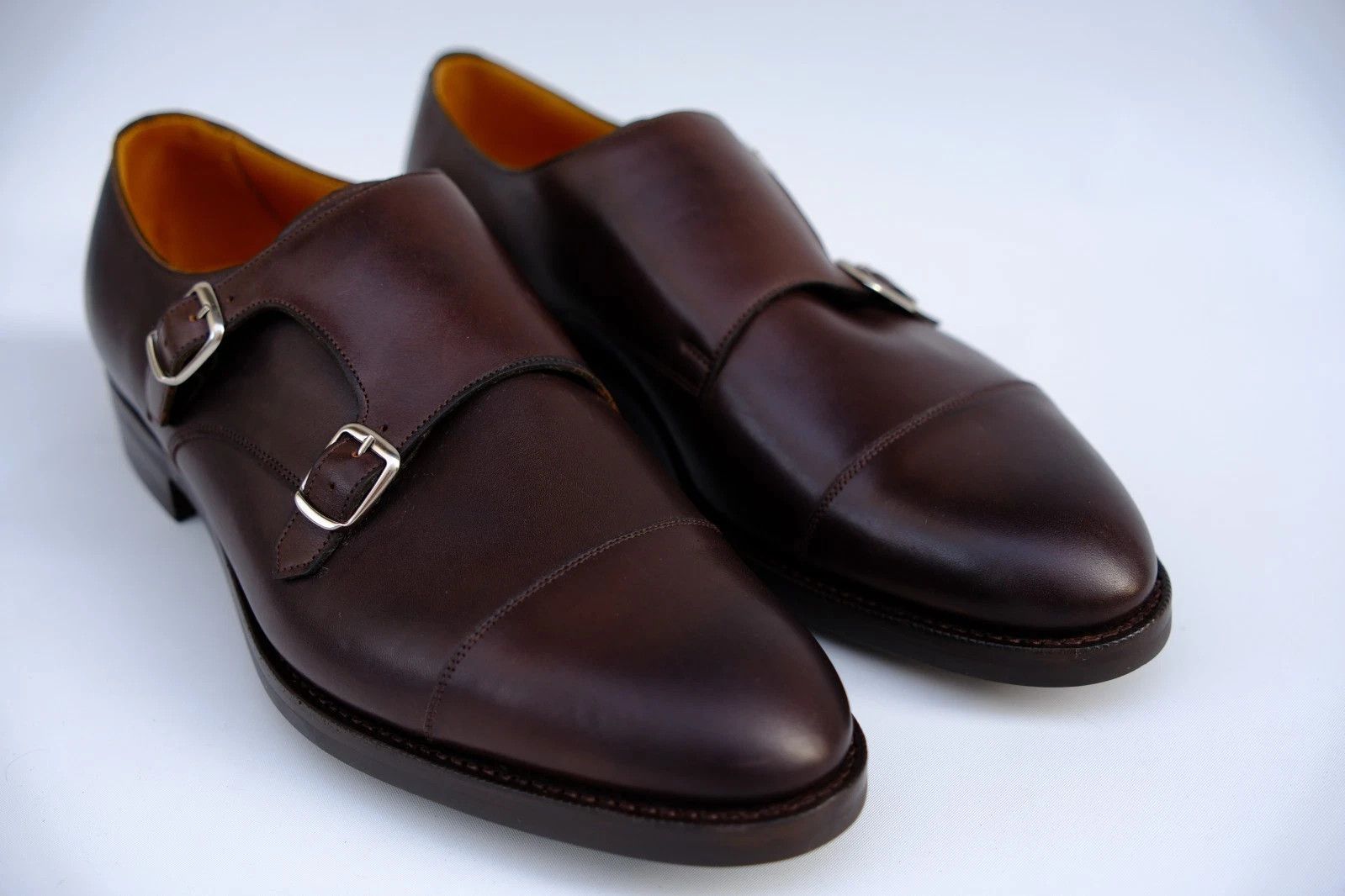 Edward Green New Edward Green Westminster Dark Brown Leather Shoes Size US 11 / EU 44 - 2 Thumbnail