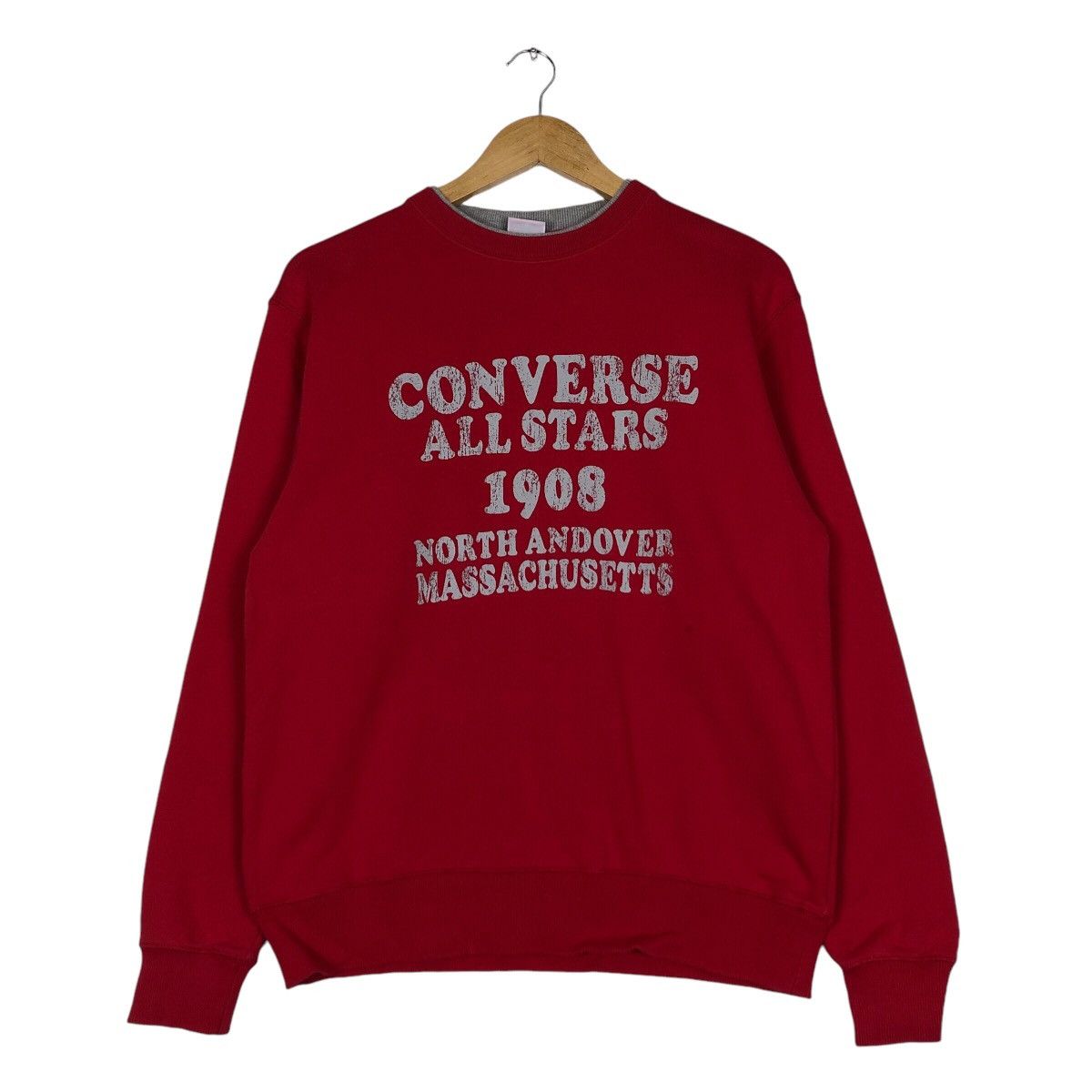 Converse Converse Vintage Sweatshirt Spell Out Small Size Size US S / EU 44-46 / 1 - 1 Thumbnail