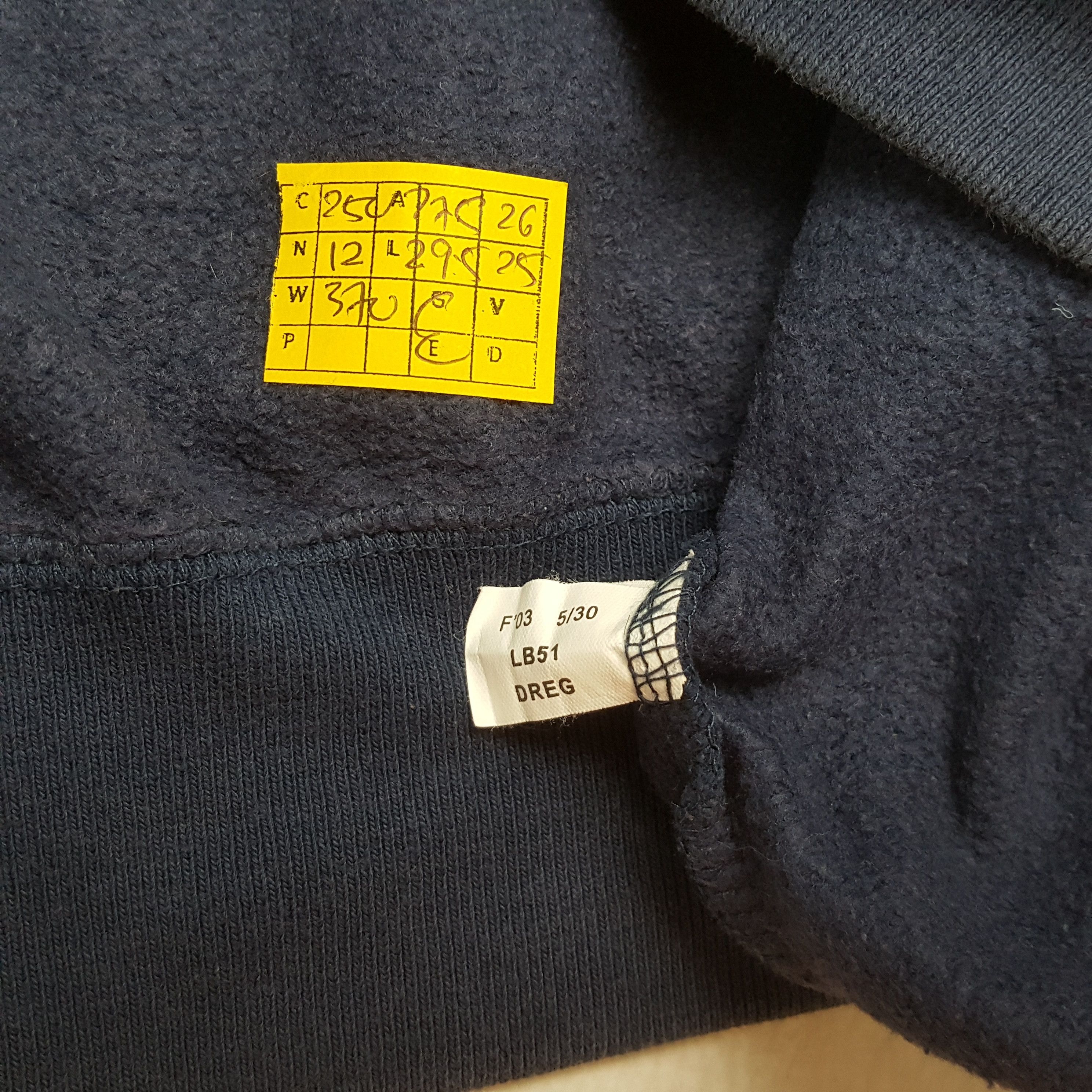 Lee × Vintage Vintage UNIVERSITY OF NOTRE DAME Promotion Sweatshirts Size US XXL / EU 58 / 5 - 8 Thumbnail