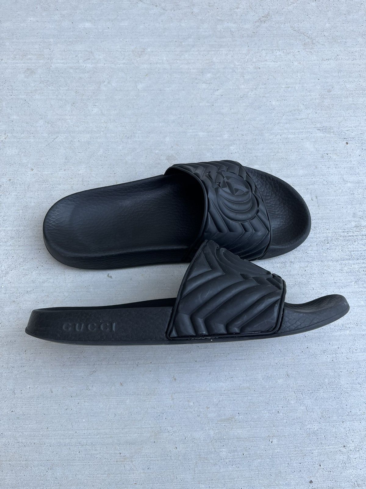 Gucci Gucci Matelasse Marmont Slide ‘Black’ 🖤 Size US 7 / EU 40 - 3 Thumbnail