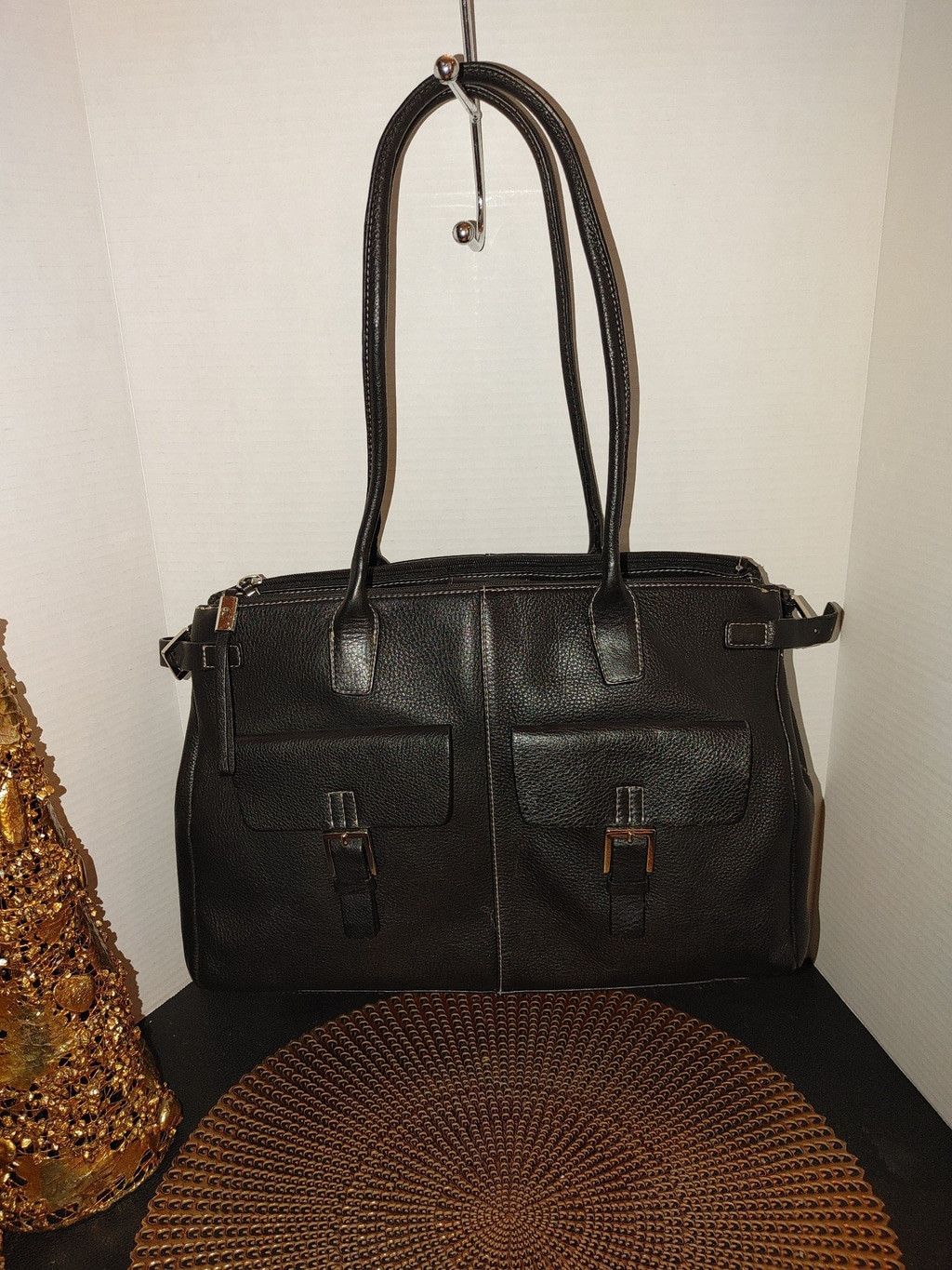 Etienne Aigner Etienne Aigner Leather Tote Size ONE SIZE - 1 Thumbnail