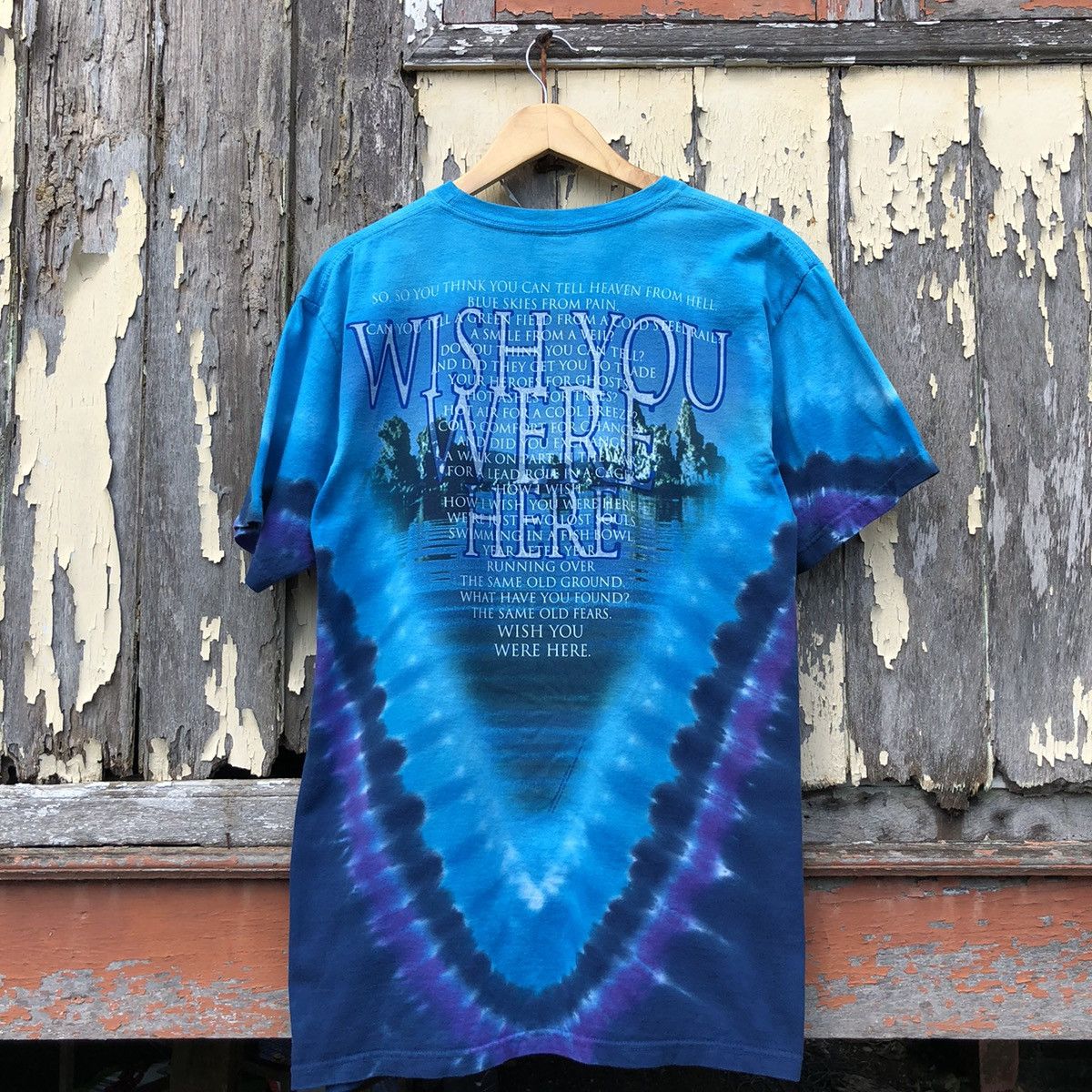 Liquid Blue Vintage Pink Floyd Wish You Were Here Liquid Blue Tshirt Size US M / EU 48-50 / 2 - 8 Thumbnail