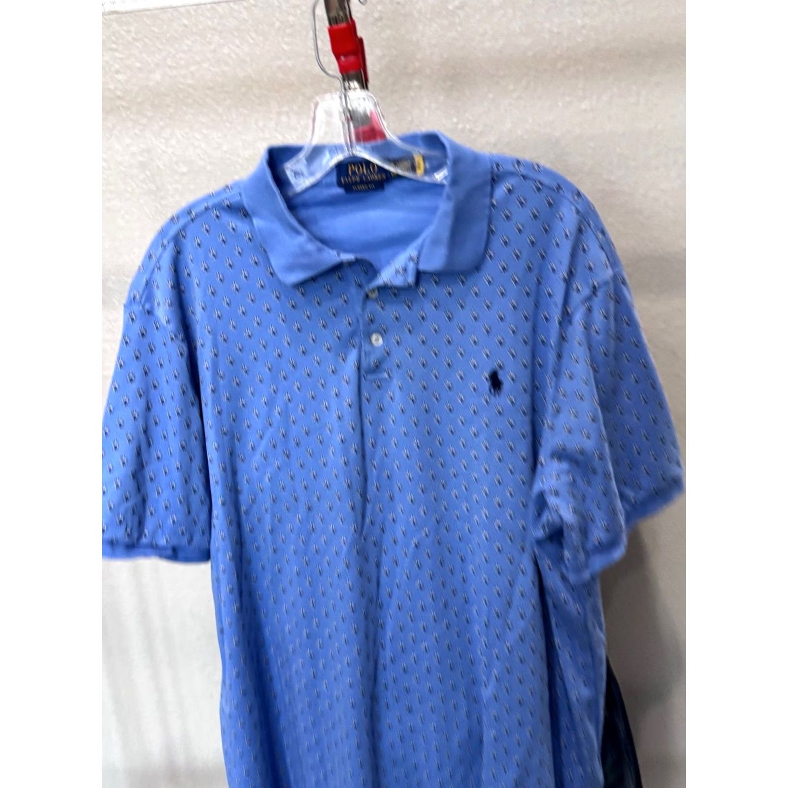Polo Ralph Lauren Polo Ralph Lauren POLO SHIRT XL Blue Paisley Pattern Mens Size US XL / EU 56 / 4 - 4 Thumbnail