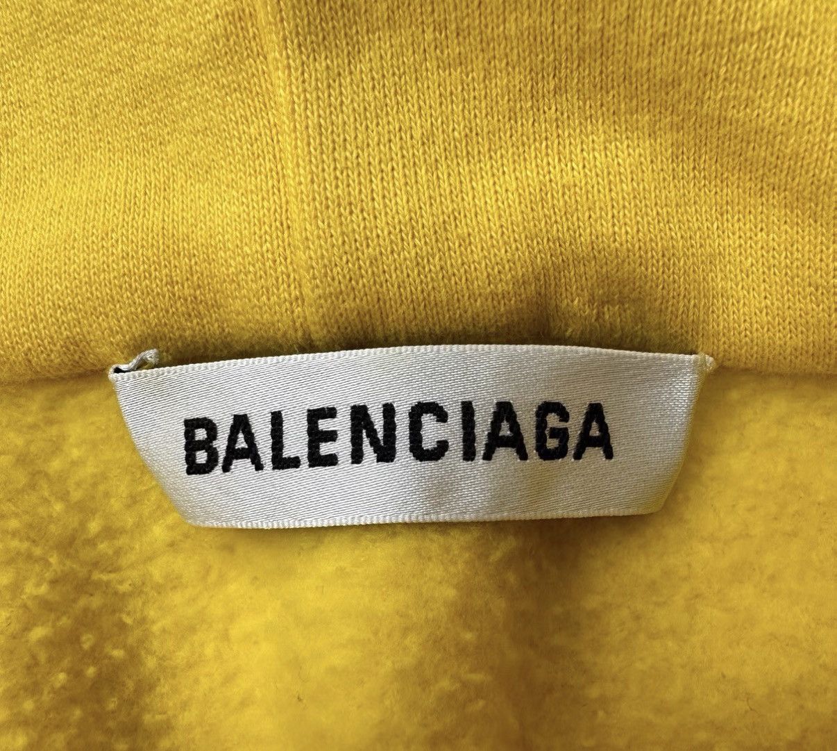Balenciaga Balenciaga Yellow Hoodie K12 Size US XS / EU 42 / 0 - 5 Thumbnail