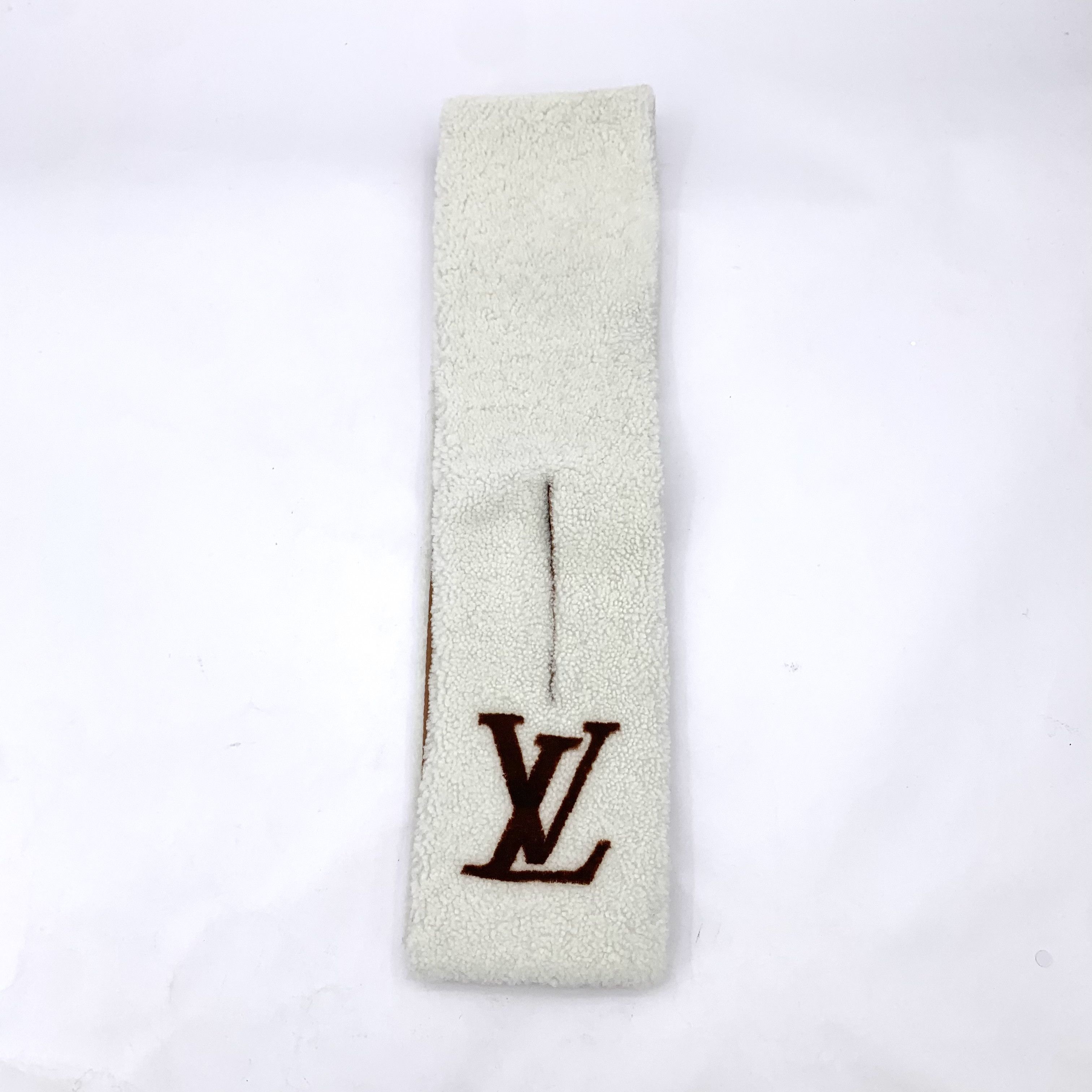 Louis Vuitton Louis Vuitton Off-White Monogram Knit Scarf (105×14cm) Size ONE SIZE - 8 Thumbnail