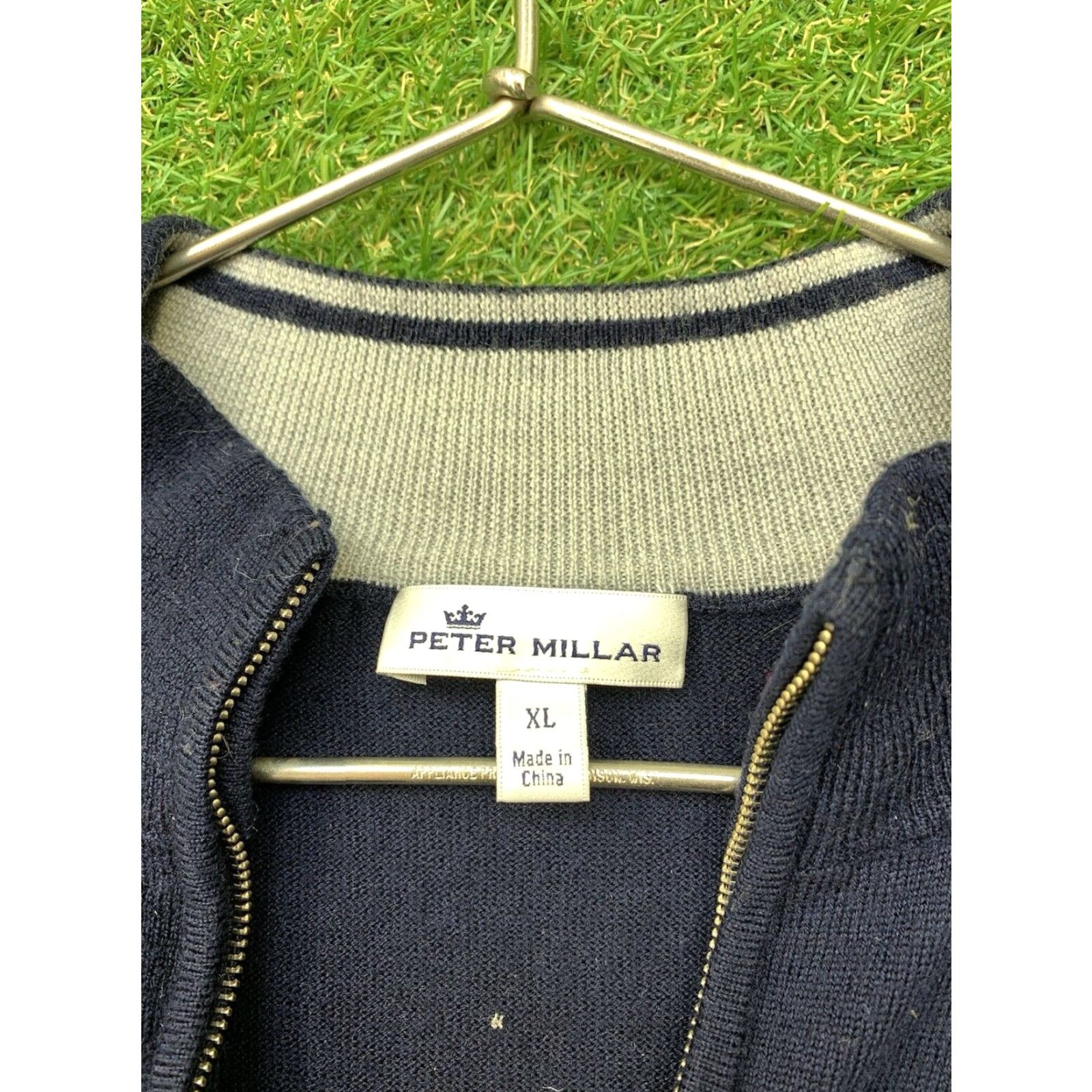 Peter Millar Peter Millar Black Vest Mens XL Slim Fit 1/4 Zip Merino Wool Silk Blend Golf Preppy Size US XL / EU 56 / 4 - 3 Thumbnail